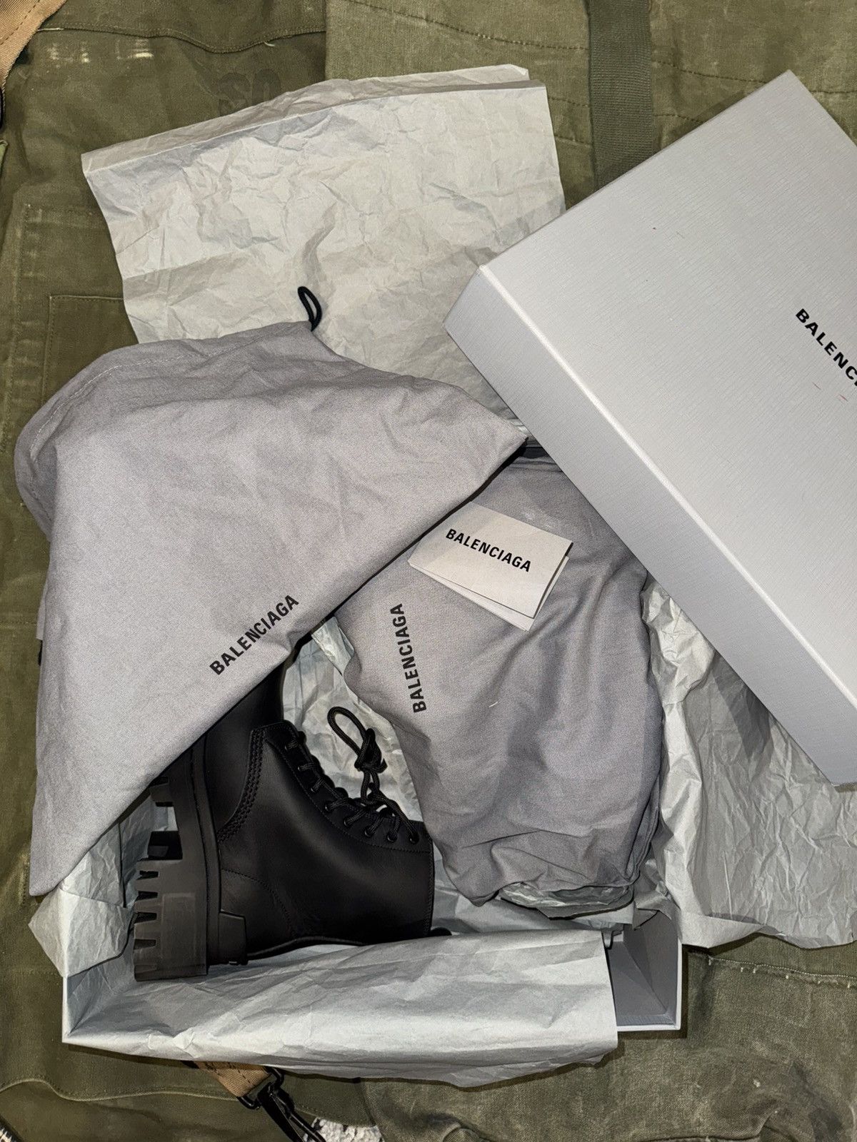 Balenciaga Balenciaga Strike Lace-up Boot Size US 5 / IT 35 - 9 Thumbnail
