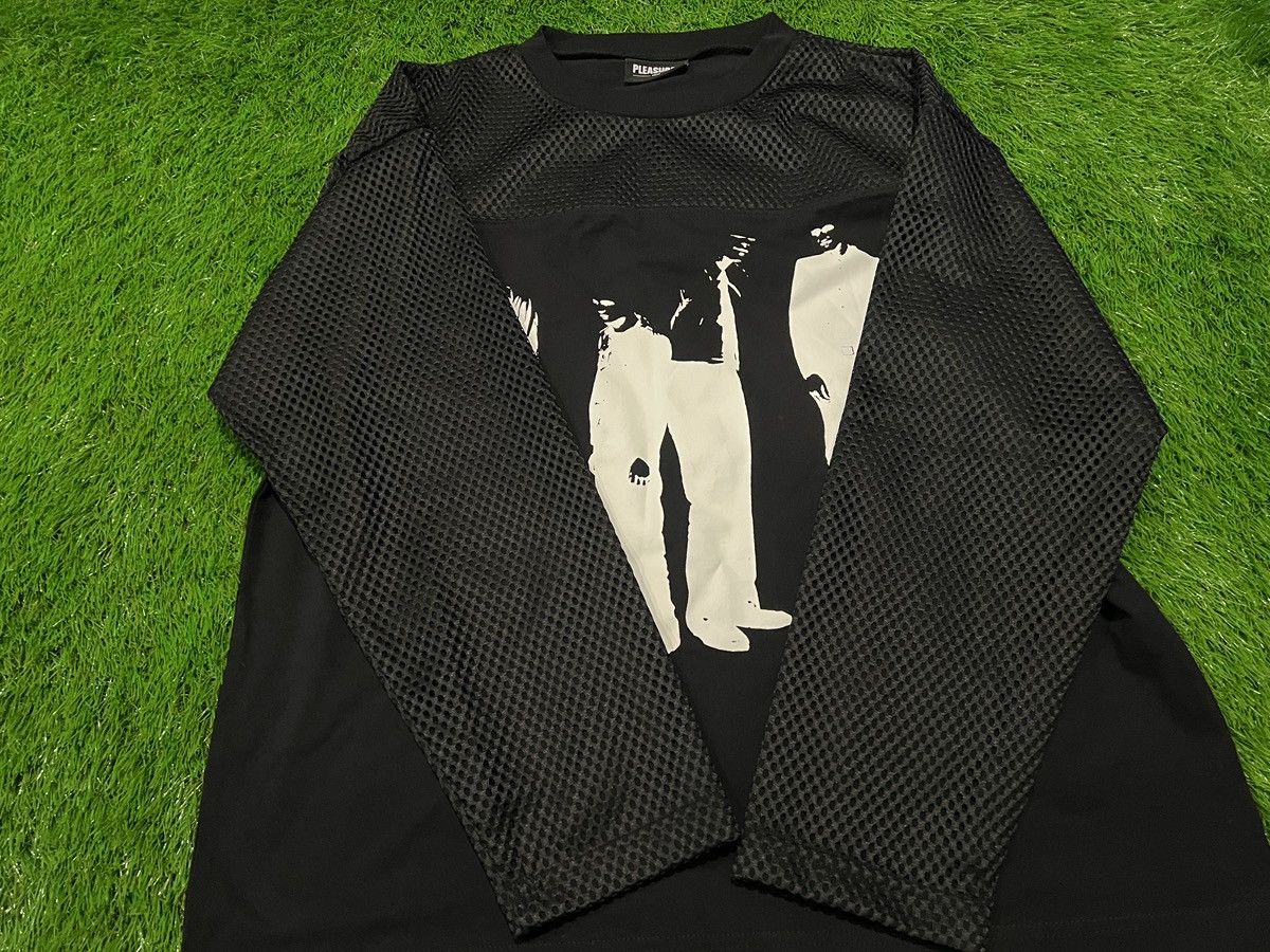 Pleasures PLEASURES - Chicago Mesh Long Sleeve T-Shirt Size US M / EU 48-50 / 2 - 3 Thumbnail