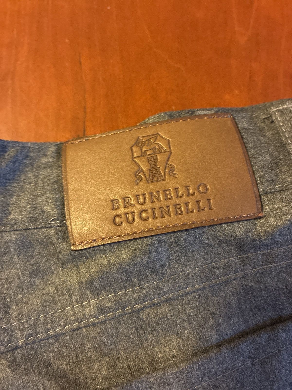 Brunello Cucinelli Brunello Cucinelli 5 Pocket Wool Pants New EU46/US30 Size US 30 / EU 46 - 8 Thumbnail