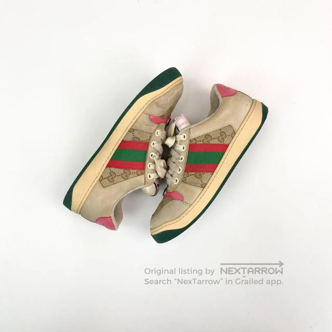 Gucci Guicci Double G old dirty dirty board shoes| Size US 5.5 / IT 35.5 - 5 Thumbnail