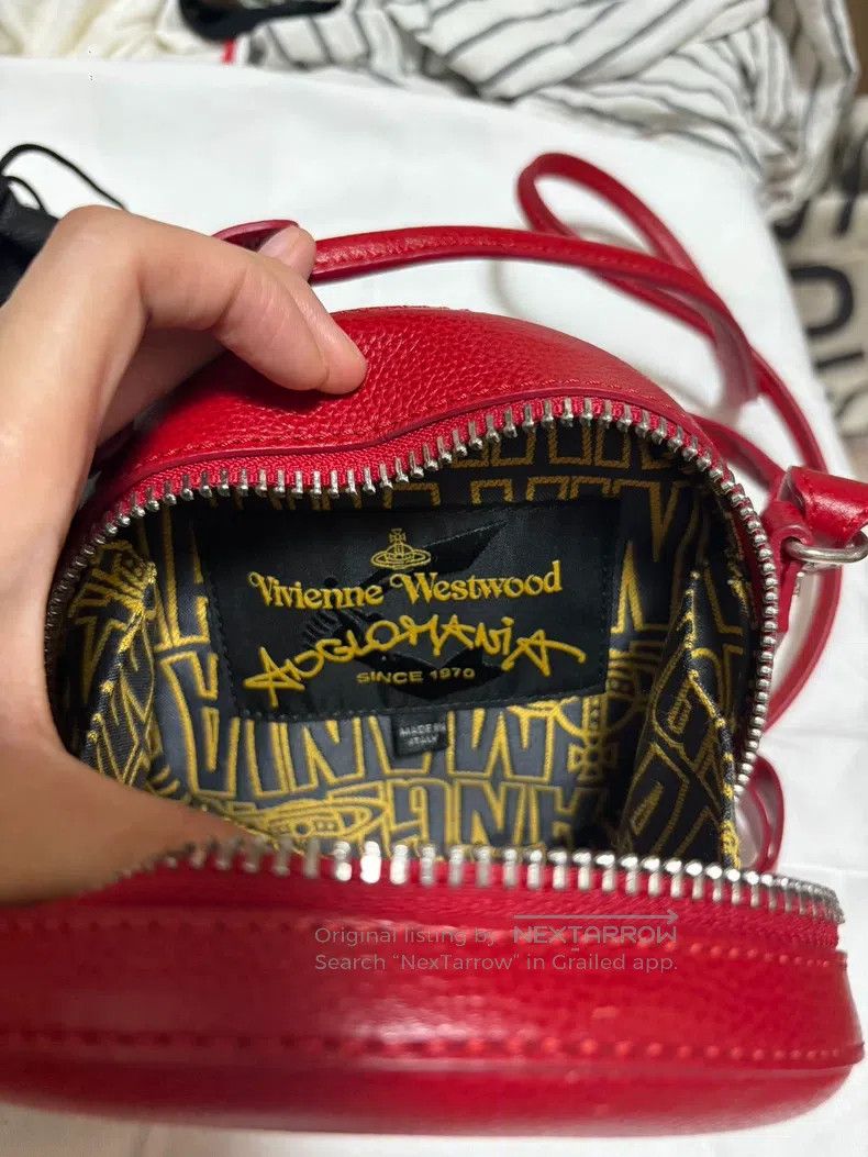 Vivienne Westwood Vivienne Westwood size os Red cowhide round bag Size ONE SIZE - 6 Thumbnail
