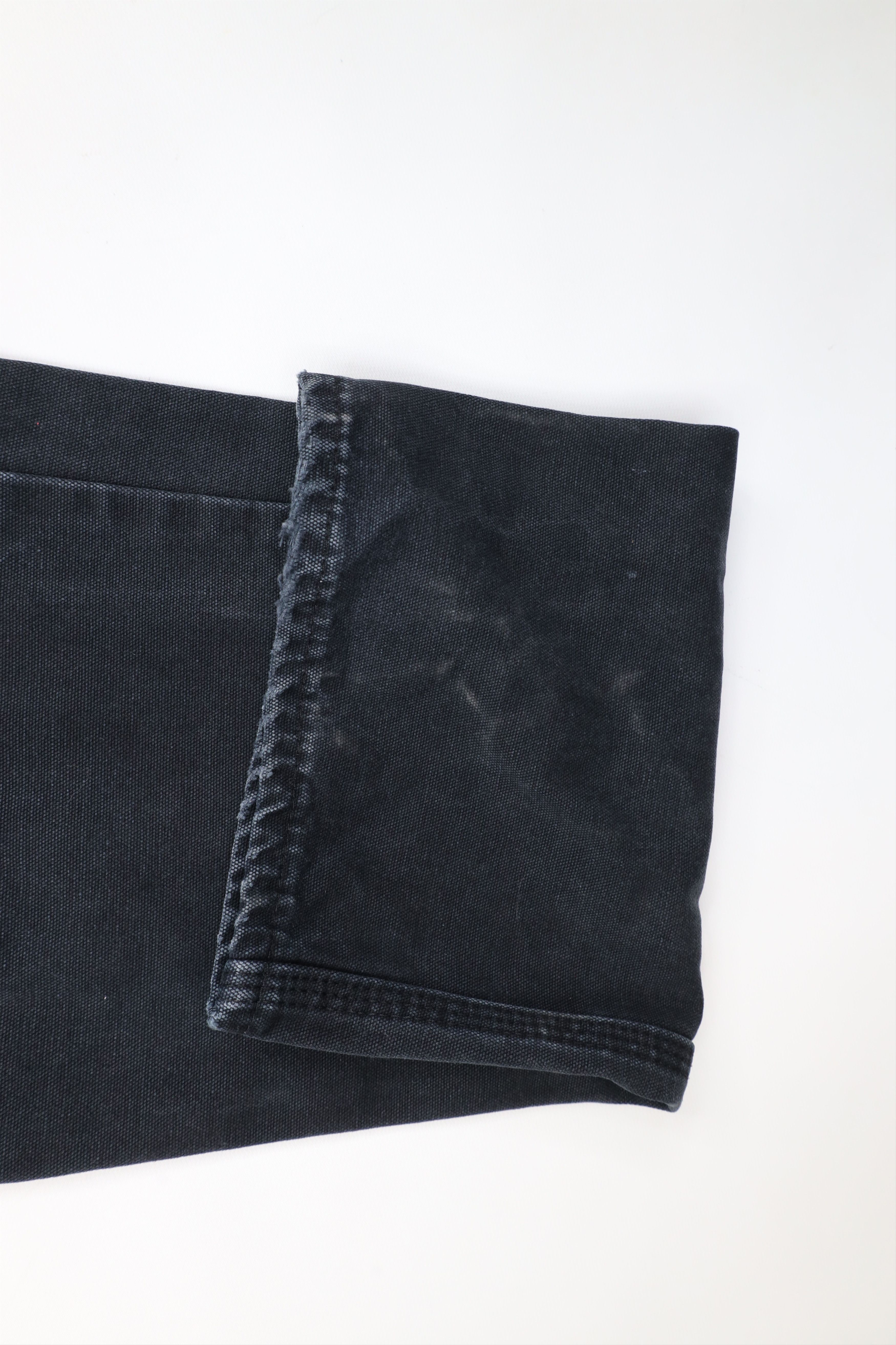 Dickies × Vintage Vintage Dickies Spell Wide Leg Canvas Dungaree Pants Black Size US 33 - 7 Thumbnail