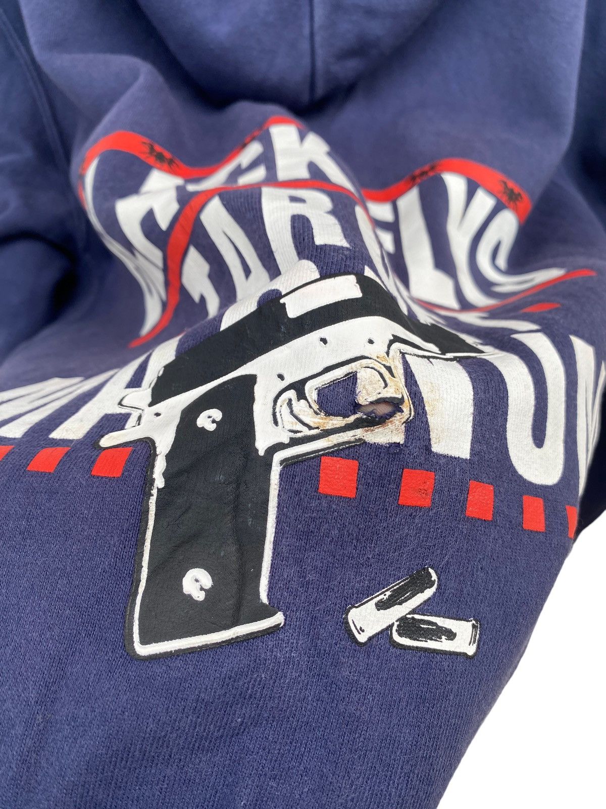 Designer Vintage Black Flys Skateboard Hoodie Sweater Size US M / EU 48-50 / 2 - 7 Thumbnail