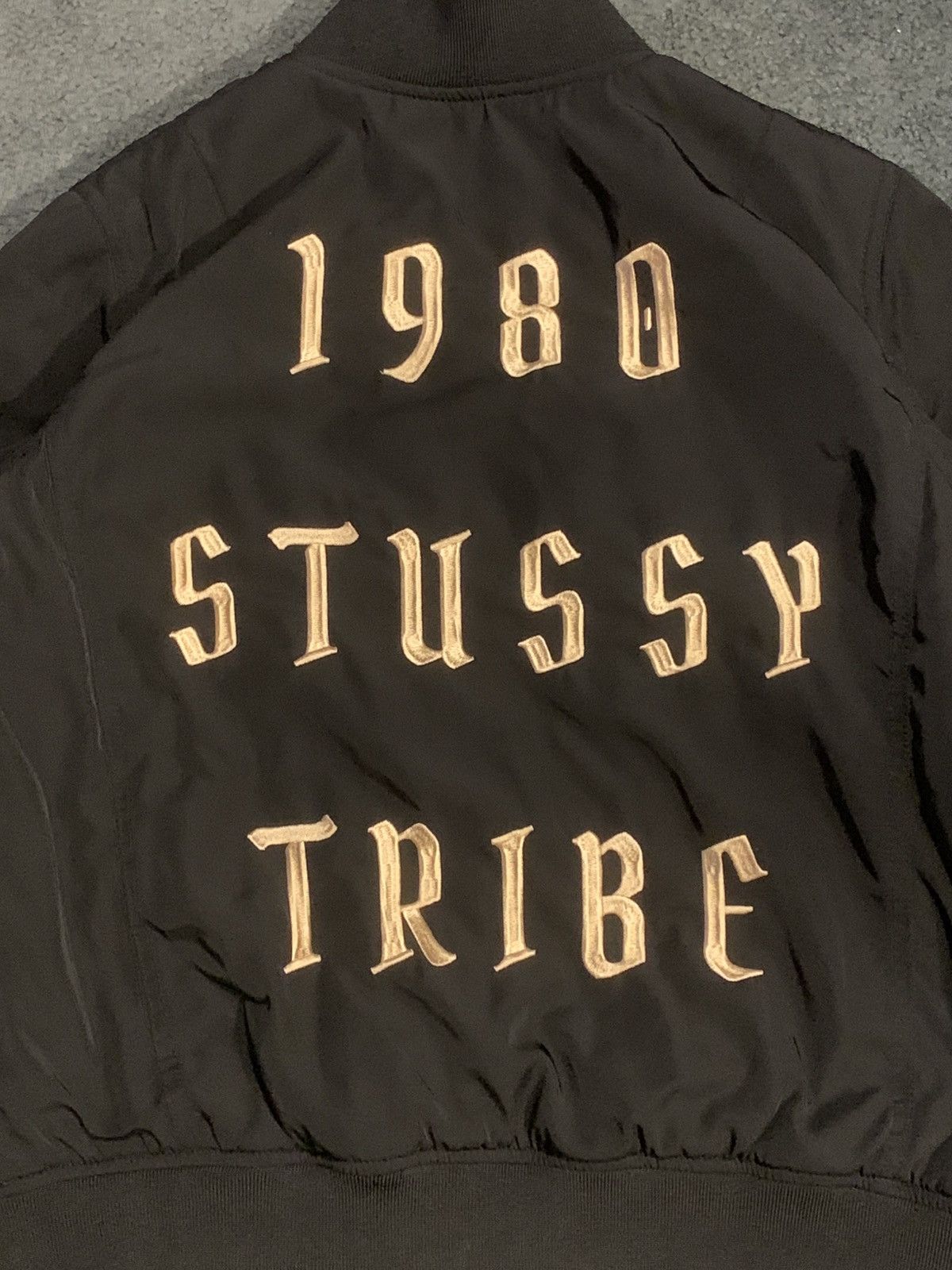 Stussy × Vintage VINTAGE Y2K WOMENS STUSSY BOMBER JACKET Size L / US 10 / IT 46 - 4 Thumbnail