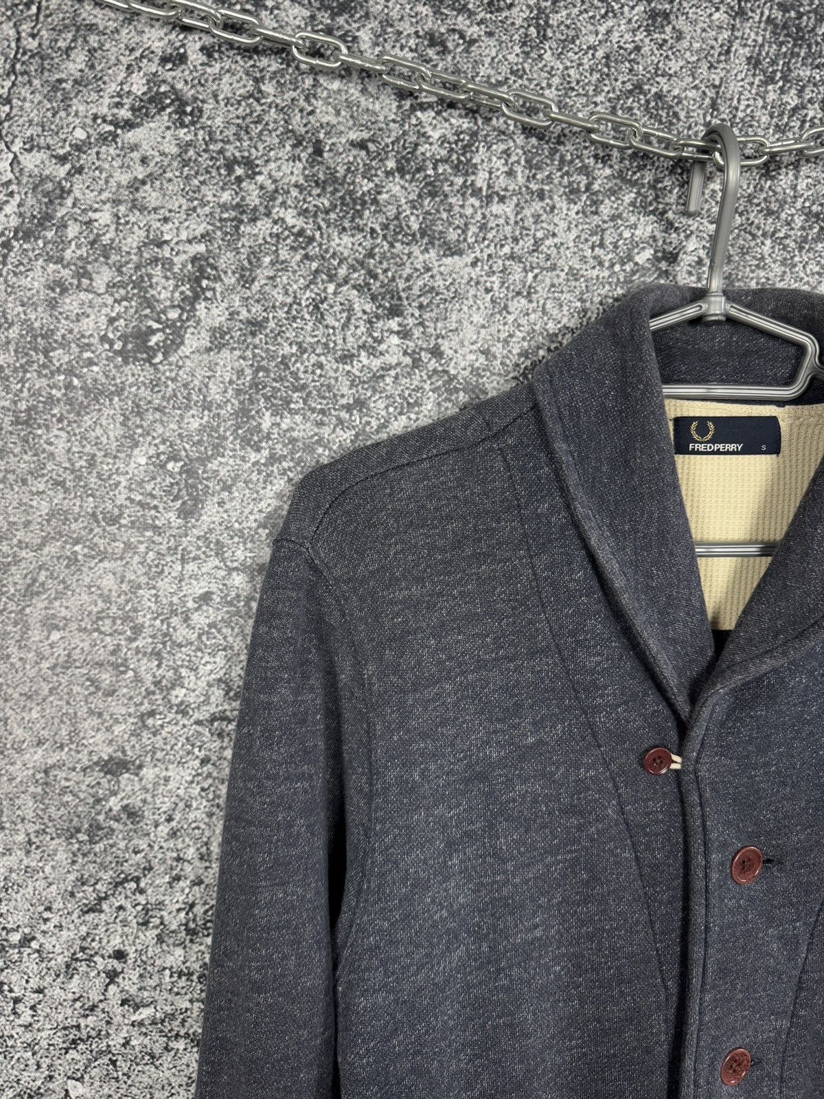 Fred Perry Men’s Fred Perry Cotton Cardigan Button Up Pullover Size S Size US S / EU 44-46 / 1 - 3 Thumbnail
