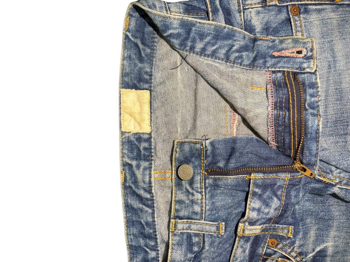 Ksubi Vintage Japanese Antgauge Double Waist Distressed Jeans Size 28" / US 6 / IT 42 - 4 Thumbnail