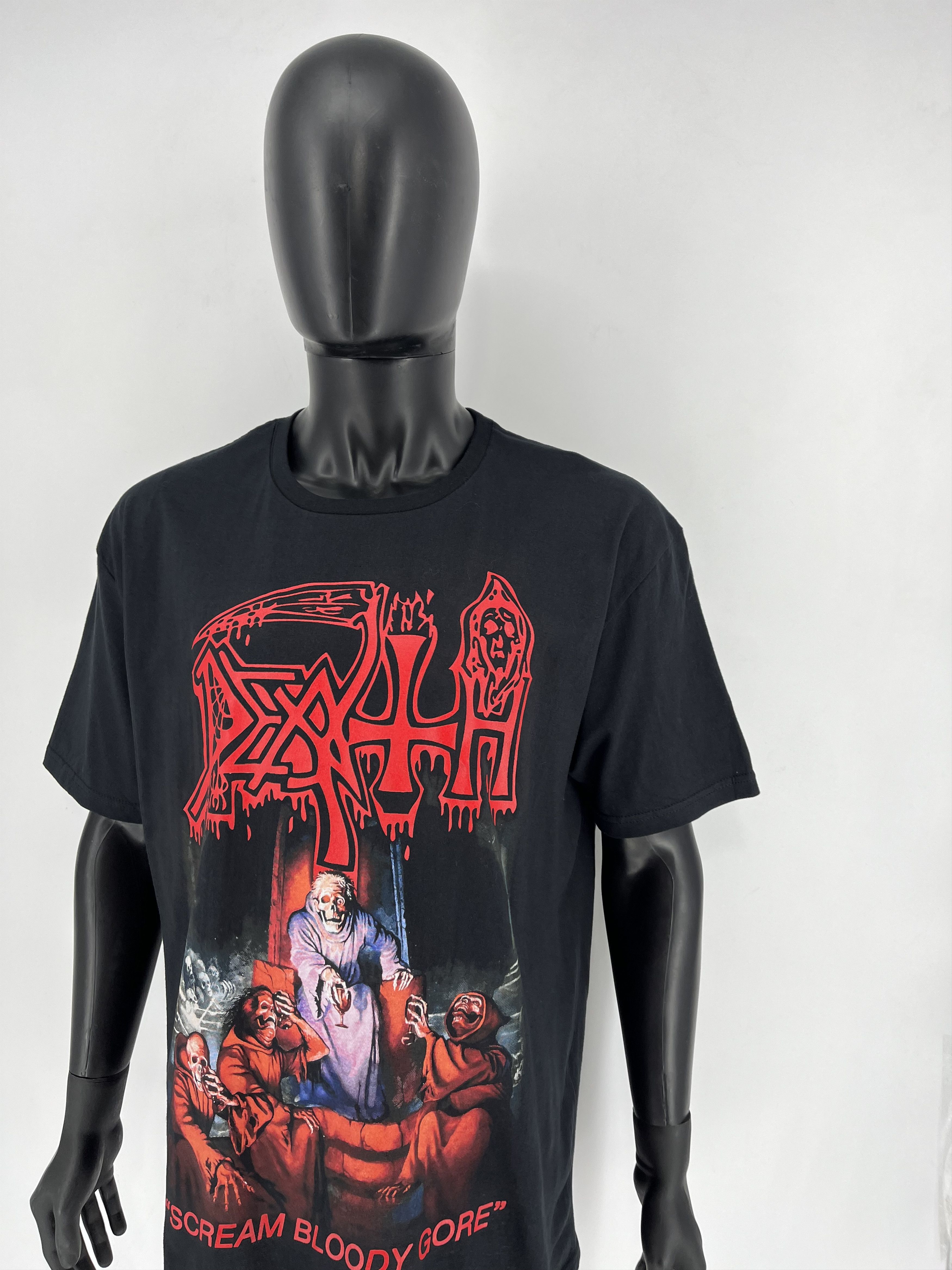 Band Tees Death Scream Bloody Gore Metal Band T-Shirt Size US XL / EU 56 / 4 - 5 Thumbnail