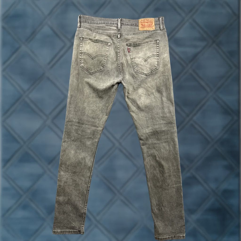 Vintage VINTAGE LEVIS 512 Jeans Slim Tapered 34x34 Distressed Gray Denim 90s Mens Jeans Size US 34 / EU 50 - 1 Thumbnail