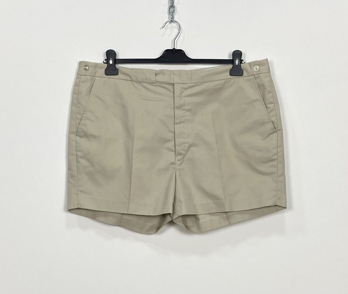 Fred Perry Vintage 80s Fred Perry Tennis Shorts Made in Hong Kong Beige Size US 42 / EU 58 - 1 Thumbnail