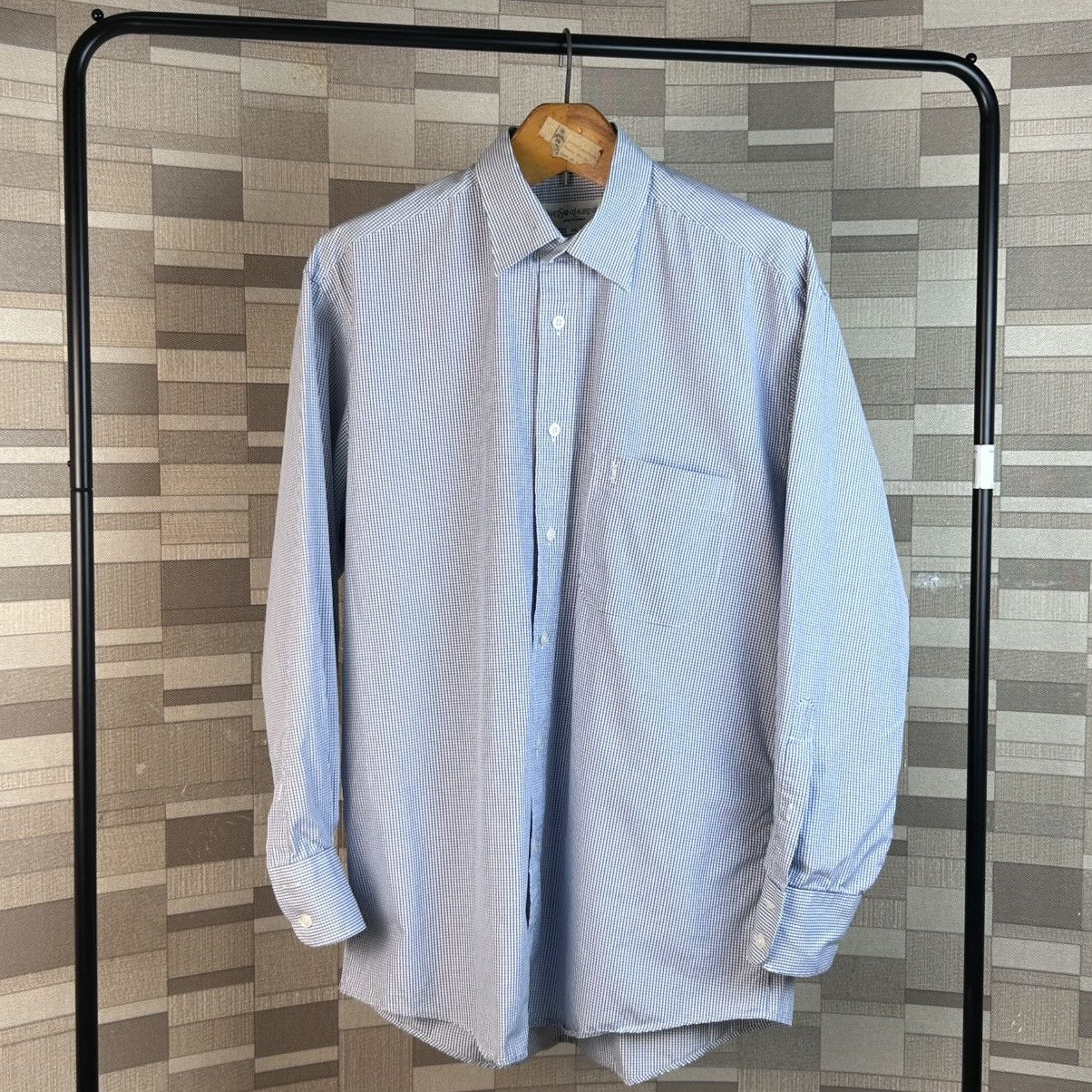 Yves Saint Laurent Vintage Yves Saint Laurent Multi Button Ups Shirt Size US L / EU 52-54 / 3 - 1 Thumbnail