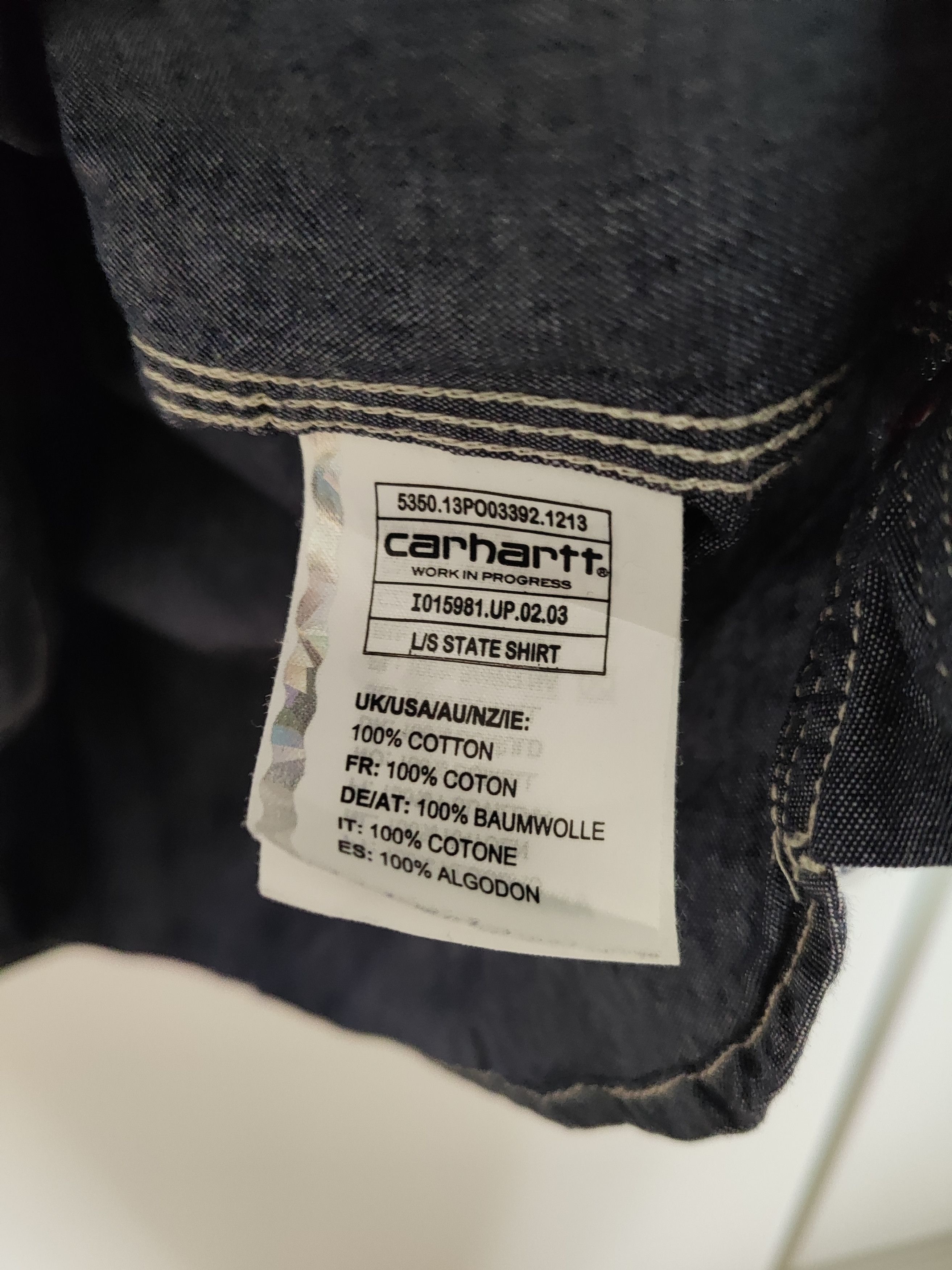 Carhartt Carhartt Rugged Flex Work Shirt - Dark Denim Size US M / EU 48-50 / 2 - 6 Thumbnail