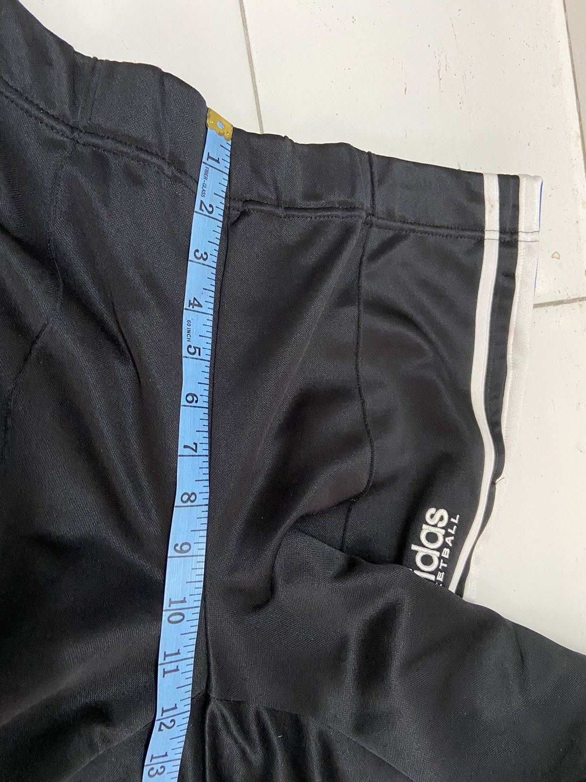 Adidas VINTAGE ADIDAS BASKETBALL ZIPPER TRACK PANTS Size US 36 / EU 52 - 14 Thumbnail