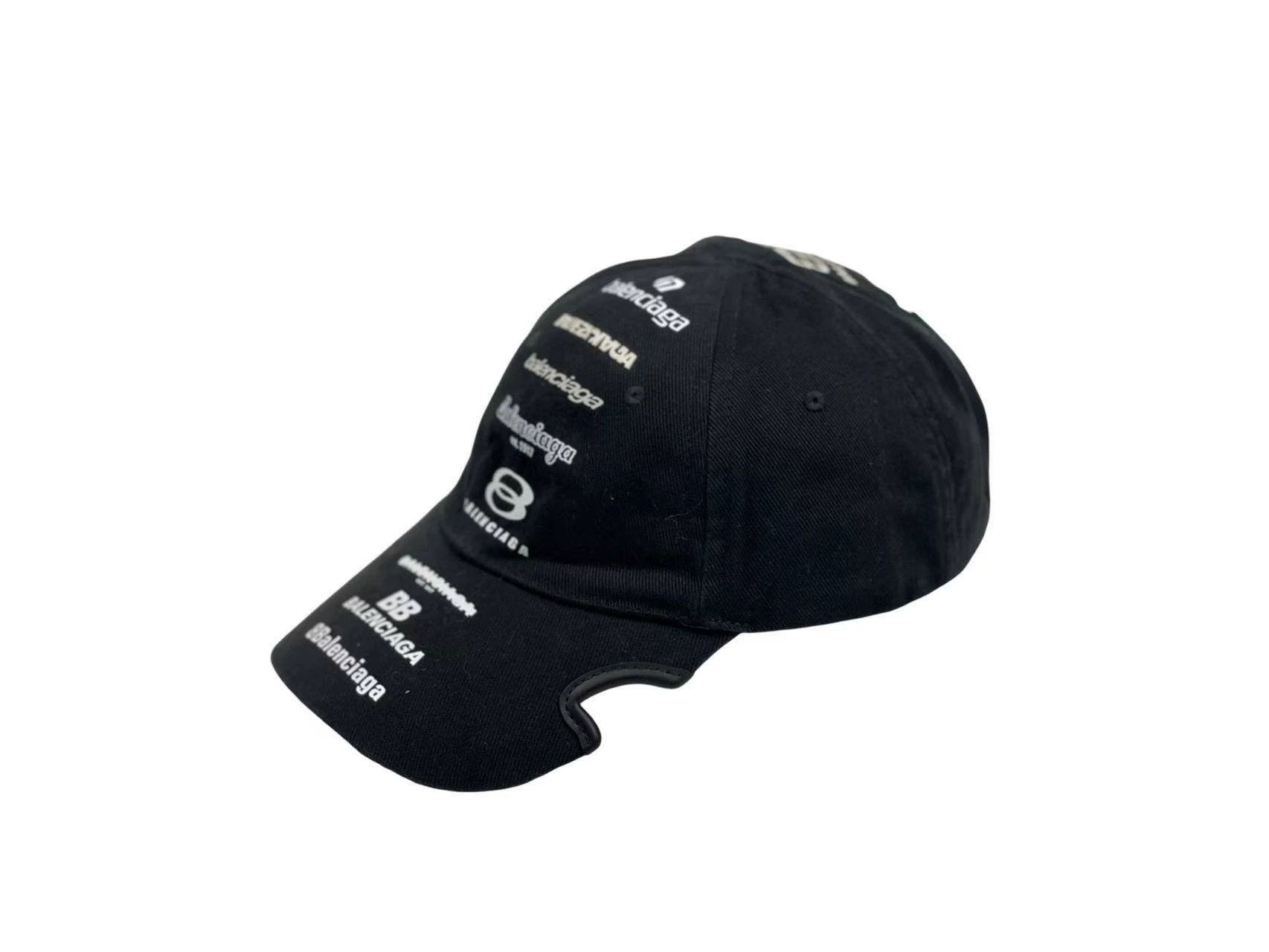 Balenciaga Balenciaga Screaming Logo Curved Brim Baseball Cap Size ONE SIZE - 1 Thumbnail