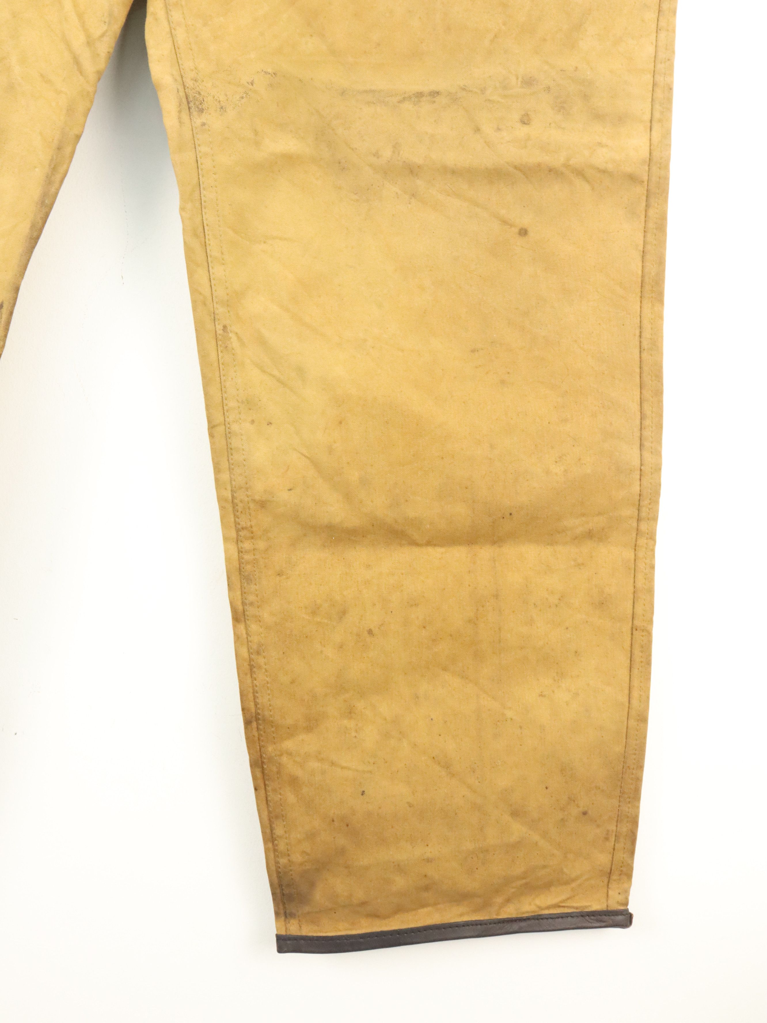 Filson × Vintage Vintage C.C. Filson Single Tin Cloth Hunting Trouser Pants Size US 36 / EU 52 - 15 Thumbnail
