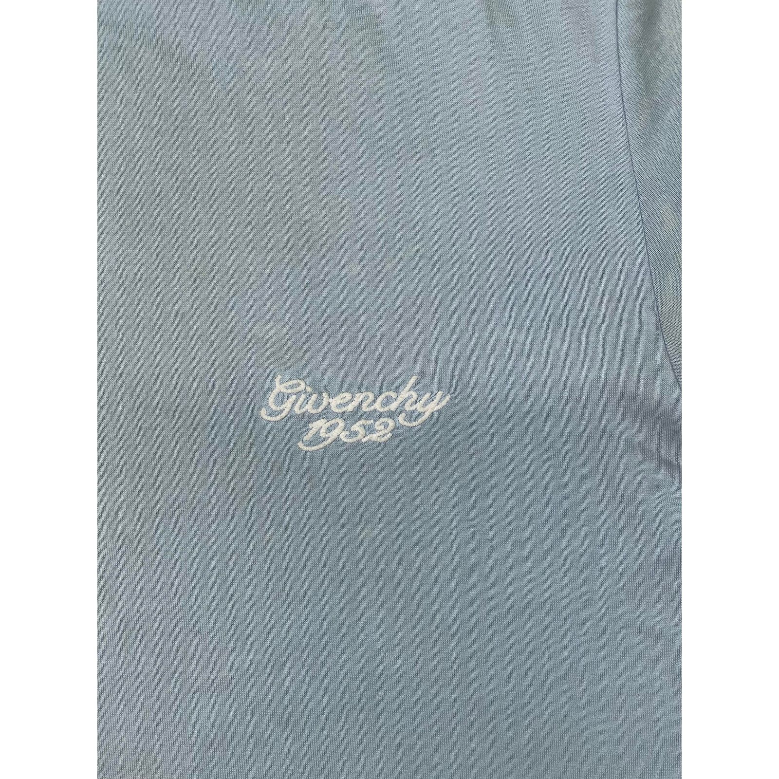 Givenchy Givenchy Script Logo Baby Blue Tee Size US S / EU 44-46 / 1 - 3 Thumbnail