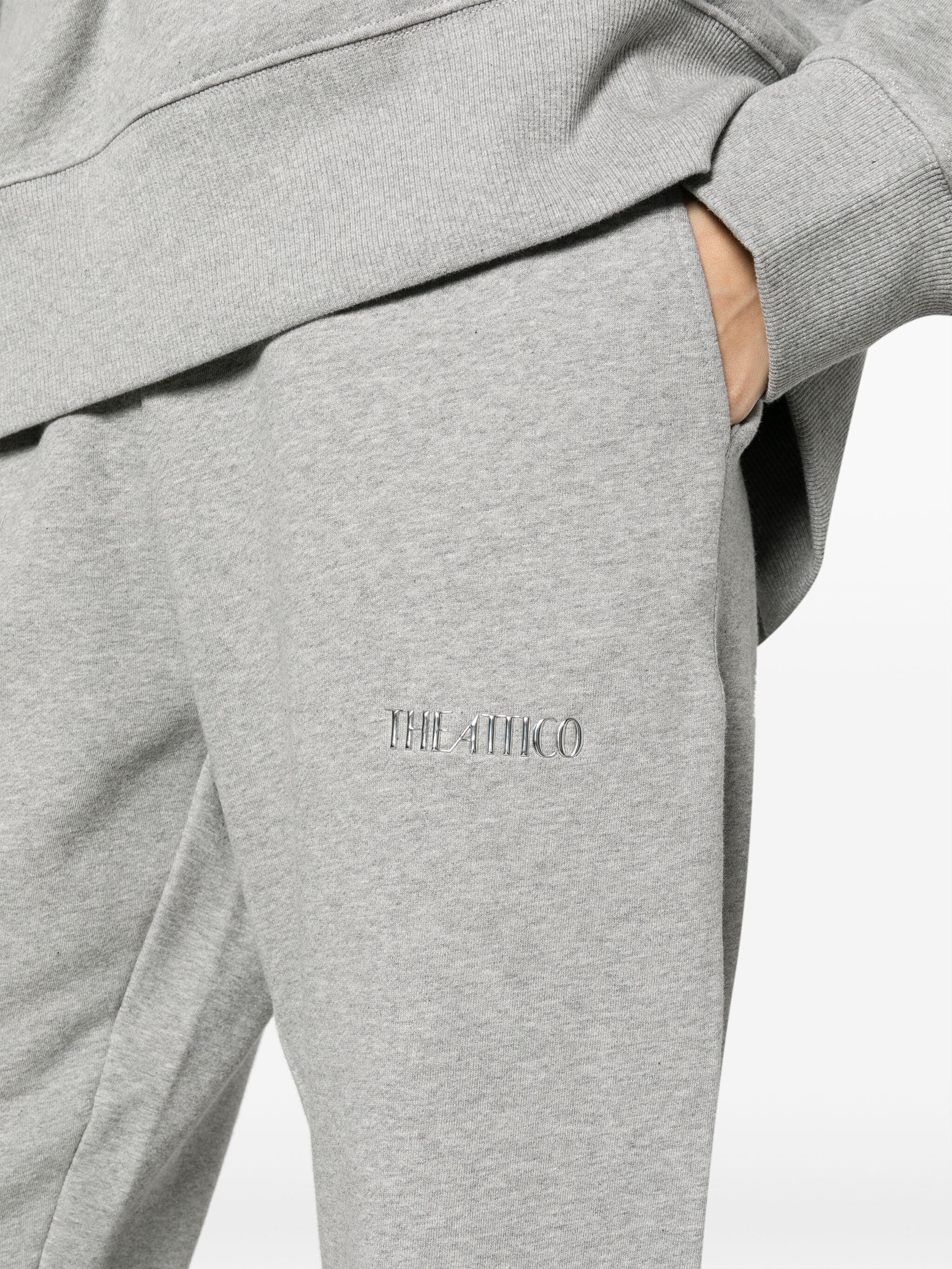 The Attico o1s22i1n1024 Penny Joggers in Grey Size 26" / US 2 / IT 38 - 5 Thumbnail