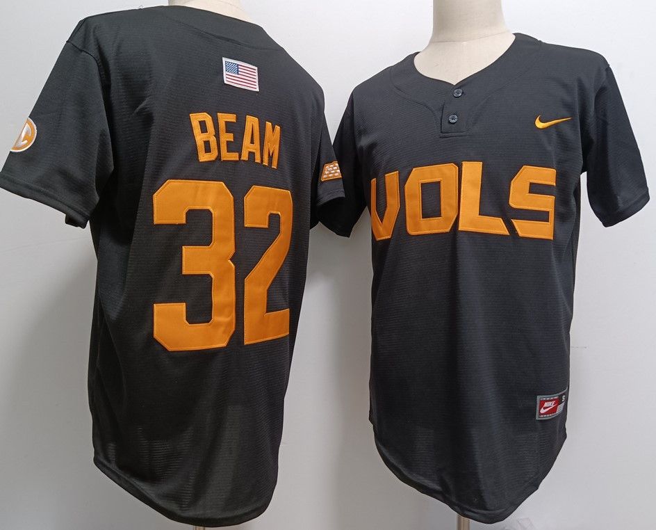 Other Men's Tennessee Volunteers #32 Drew Beam Black Jersey Size US S / EU 44-46 / 1 - 1 Thumbnail