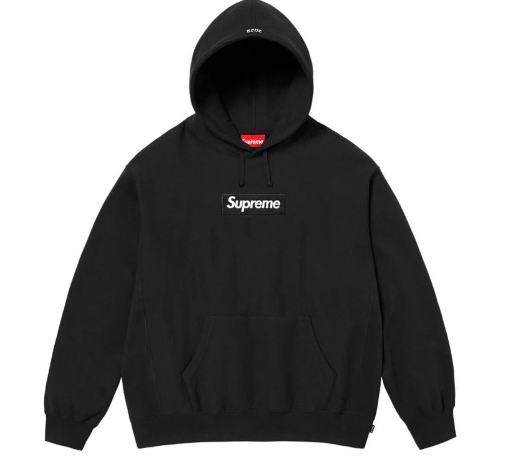 image of Supreme Box Logo Fw23 Black, Men's (Size Small)