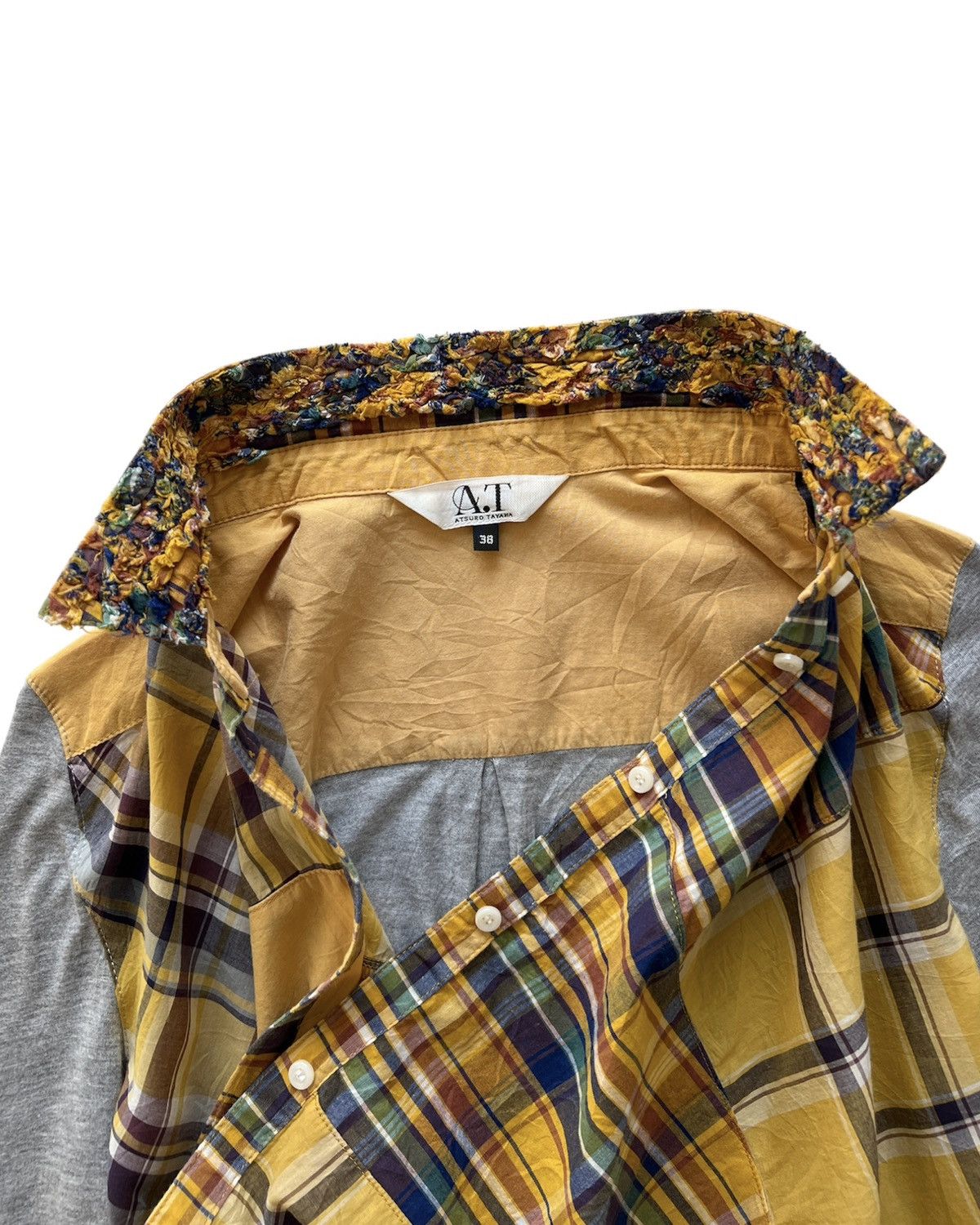 ATSURO TAYAMA × Yohji Yamamoto A/T ATSURO TAYAMA PATCHWORK SHIRT Size S / US 4 / IT 40 - 7 Thumbnail