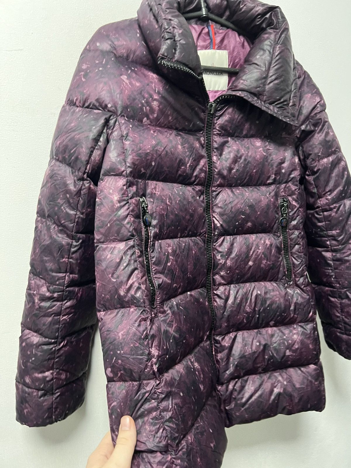 Moncler Vintage Moncler Womens Puffer Luxury Purple Size XS / US 0-2 / IT 36-38 - 9 Thumbnail