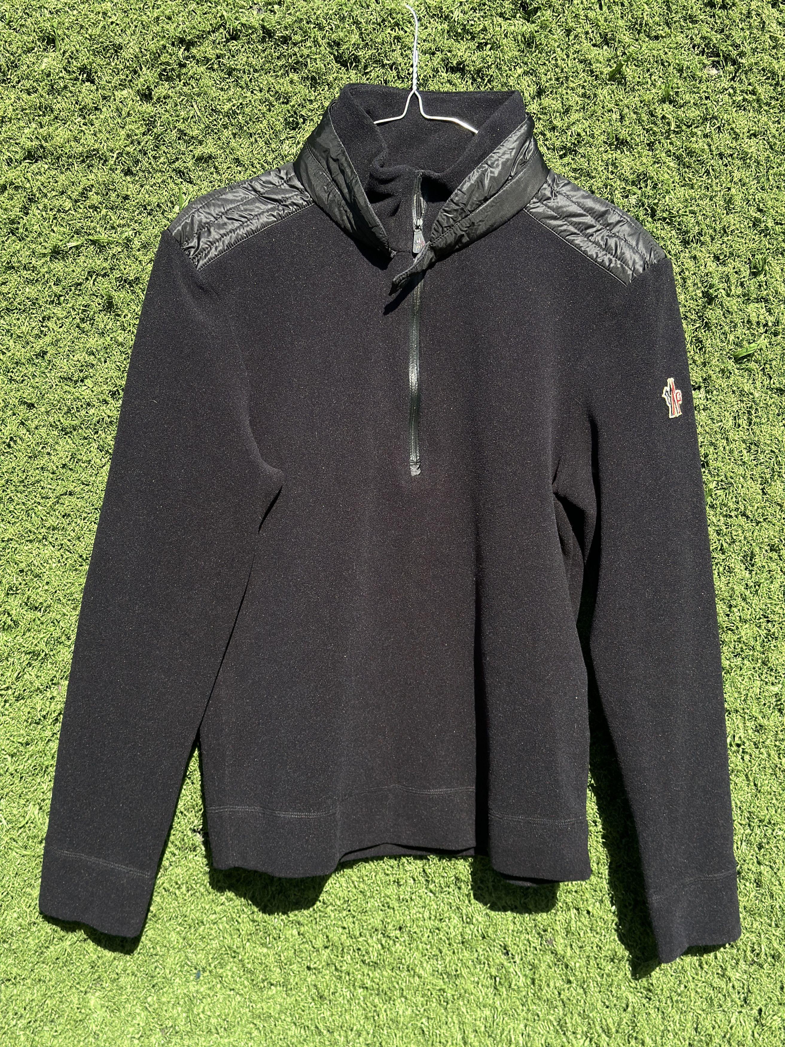 Moncler Moncler Grenoble Half Zip Technical Fleece Sweater Size L Size L / US 10 / IT 46 - 2 Thumbnail