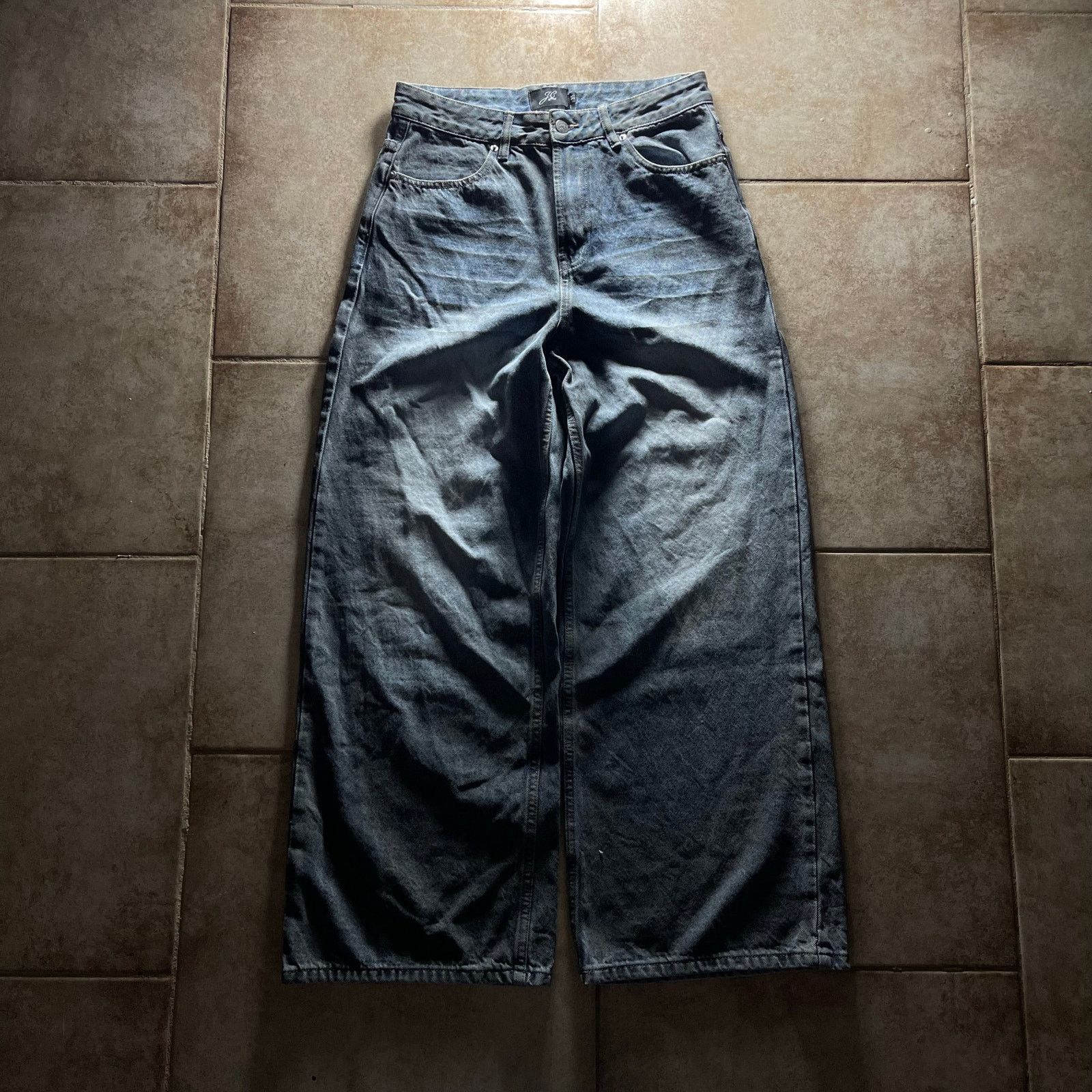 Other Vintage Faded Wide-leg Baggy Blue Denim Jeans size 30 Size US 30 / EU 46 - 4 Thumbnail