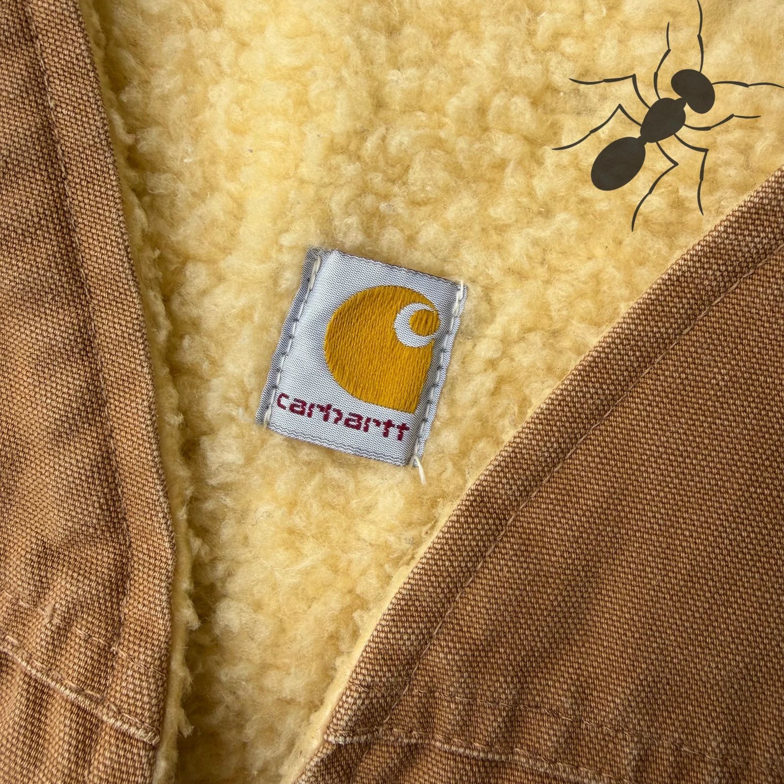 Carhartt × Vintage Carhartt brown sherpa work wear vest Size US S / EU 44-46 / 1 - 2 Thumbnail
