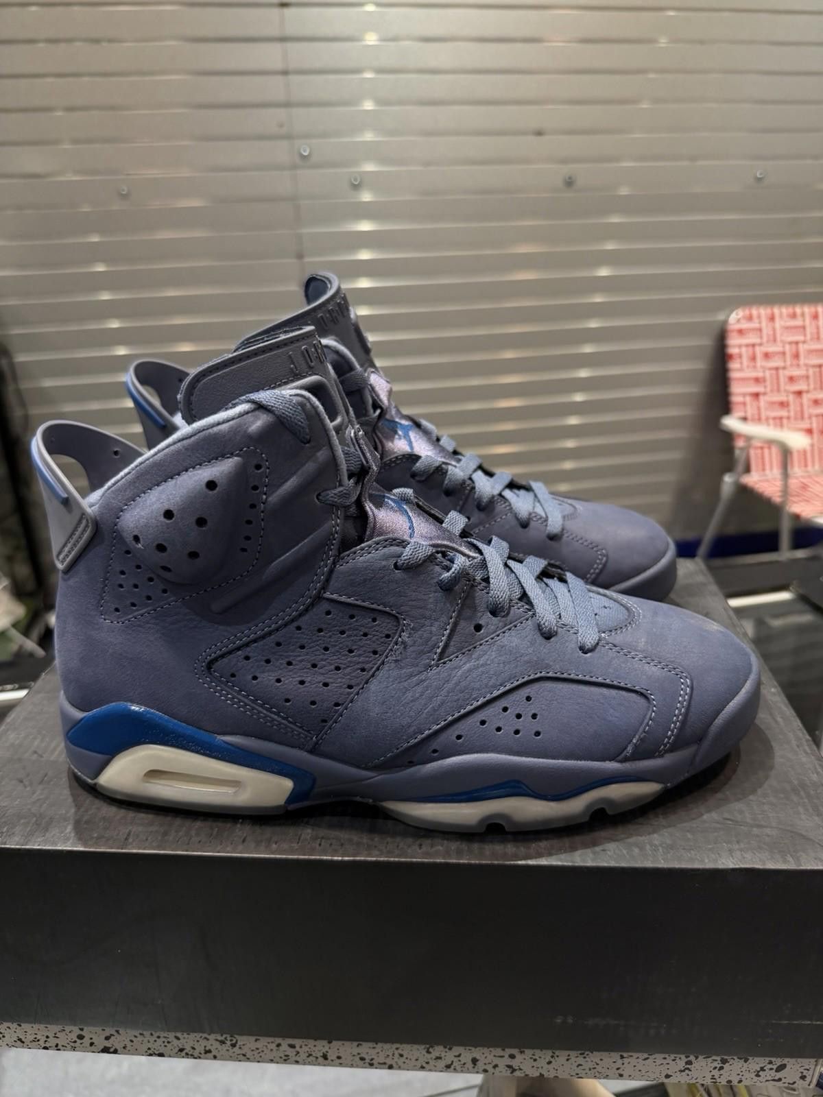 Jordan Brand Jordan 6 Retro Diffused Blue 2018 Size 8.5 Used RARE Size US 8.5 / EU 41-42 - 1 Thumbnail