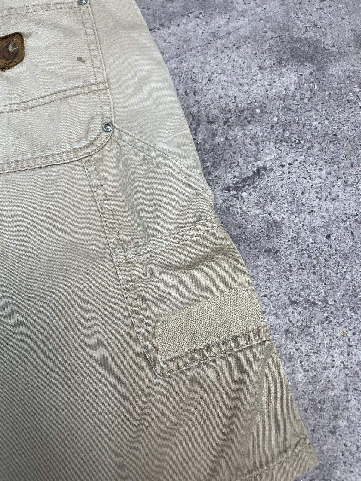 Carhartt Vintage Carhartt Wip Double Knee Single Cargo Shorts Pants Size US 31 - 9 Thumbnail