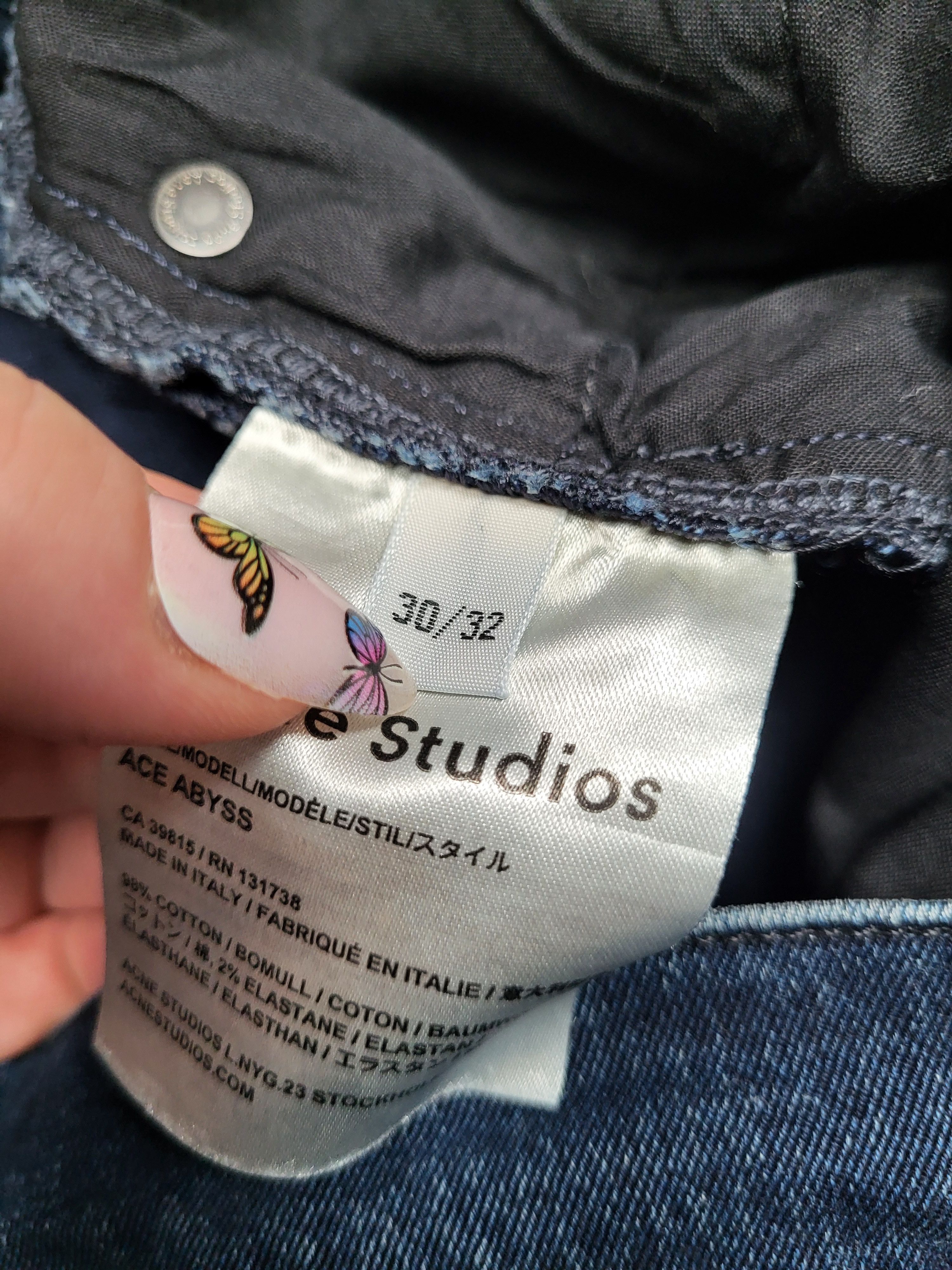 Acne Studios Acne Studios Ace Abyss denim W30L32 Size US 30 / EU 46 - 6 Thumbnail