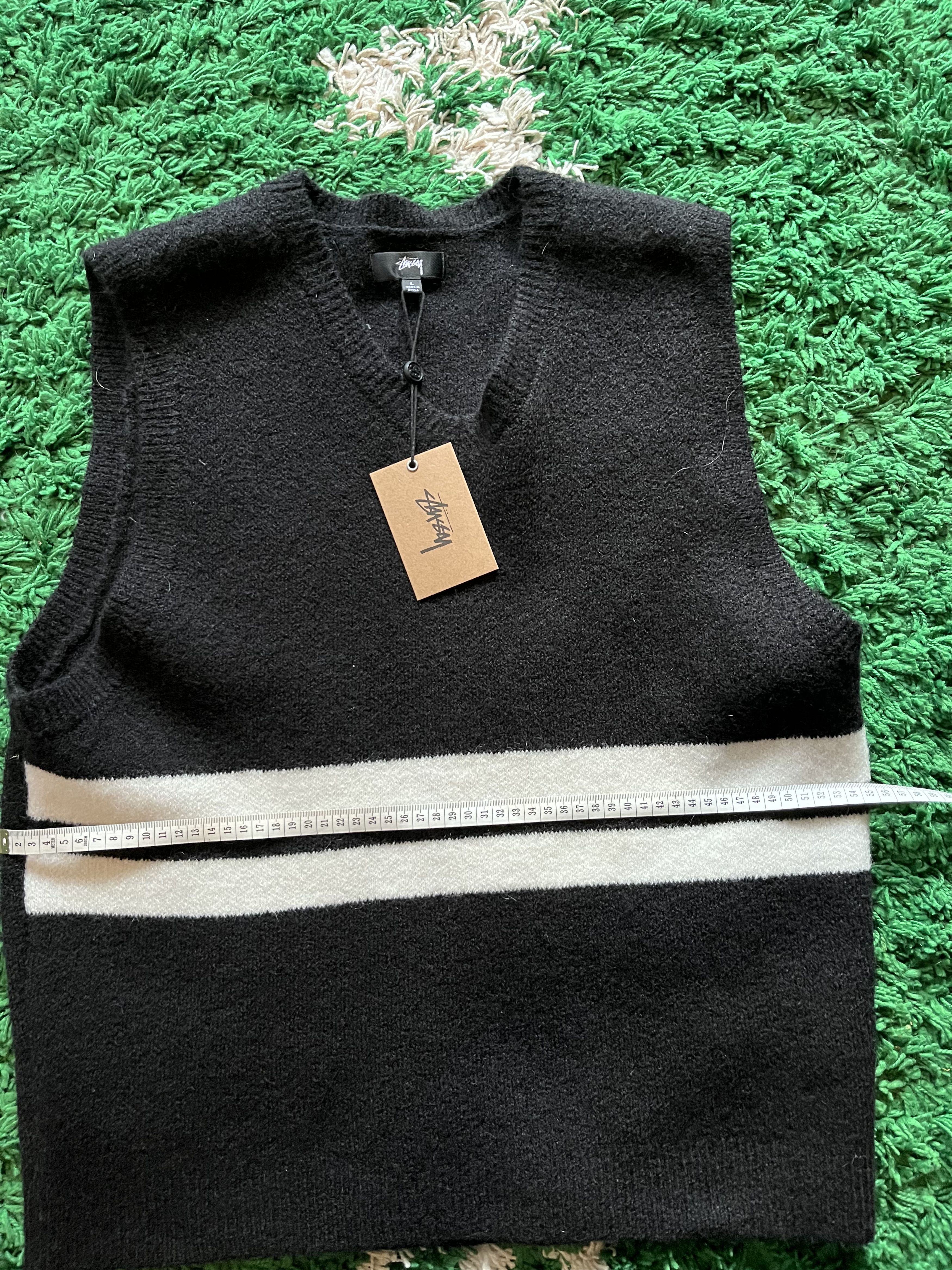 Stussy knit vest 8 ball