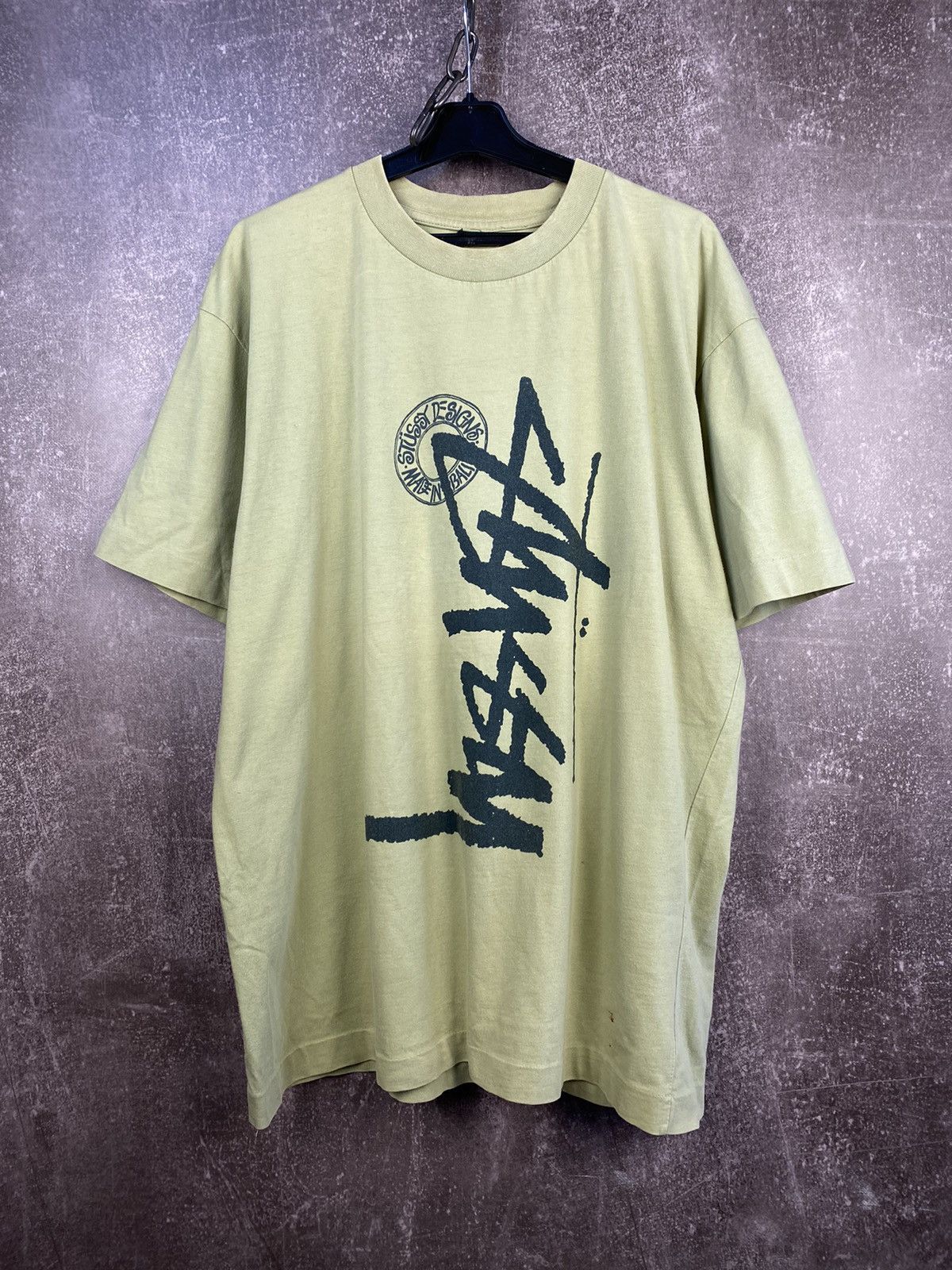 Stussy 🇺🇸Vintage y2k Stussy Big Logo Tee Shirt Size US XL / EU 56 / 4 - 1 Thumbnail
