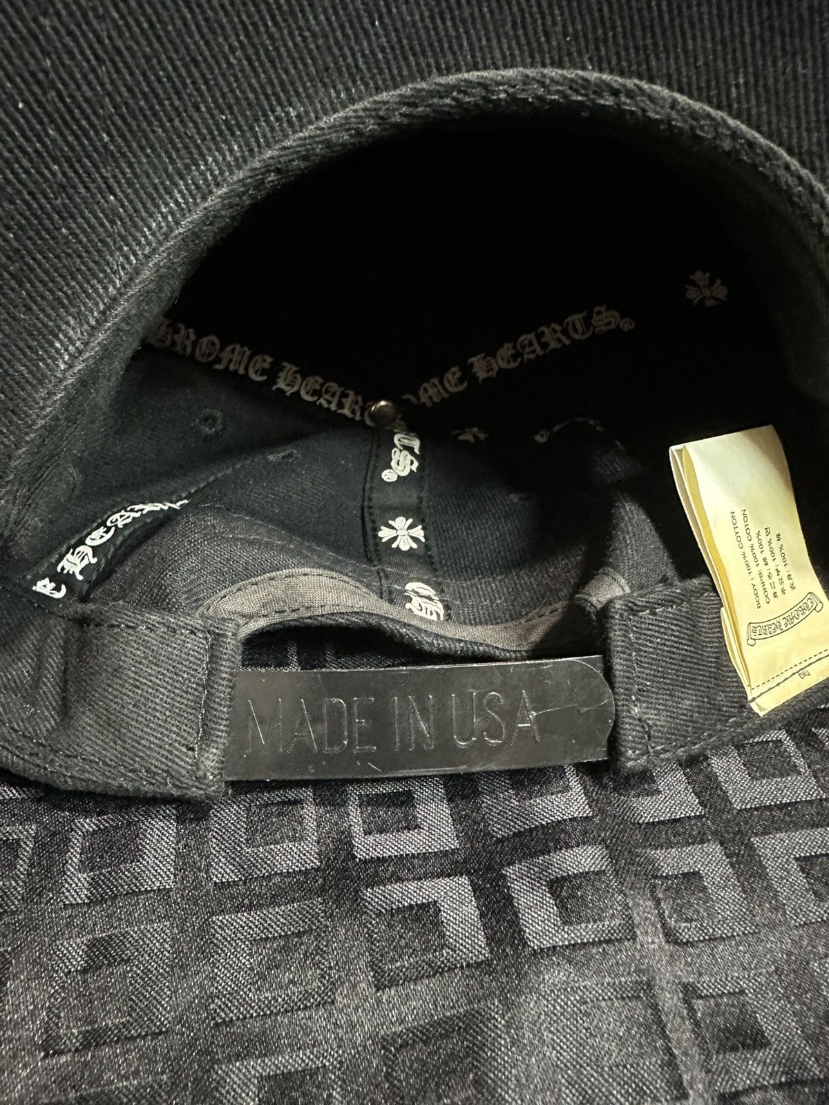 Chrome Hearts Chrome hearts embroidered cross baseball hat Size ONE SIZE - 10 Thumbnail
