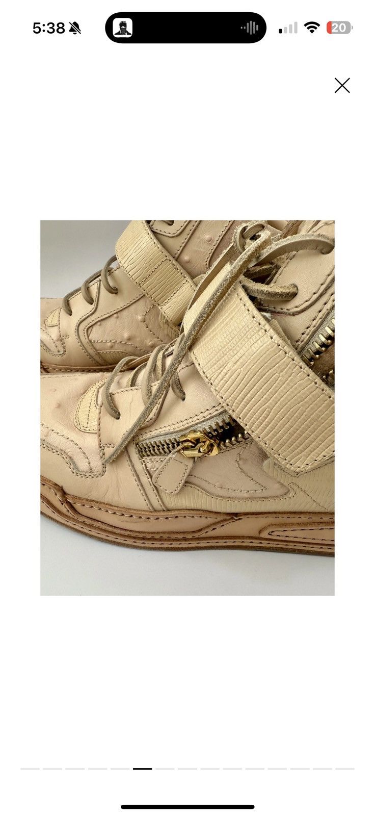 Versace Versace ostrich high trainers Size US 9 / EU 42 - 7 Thumbnail