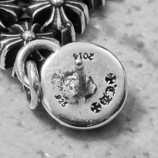 Chrome Hearts CHROME HEARTS HOOP PLUS PUNK TINY EARRING SILVER Size ONE SIZE - 6 Thumbnail