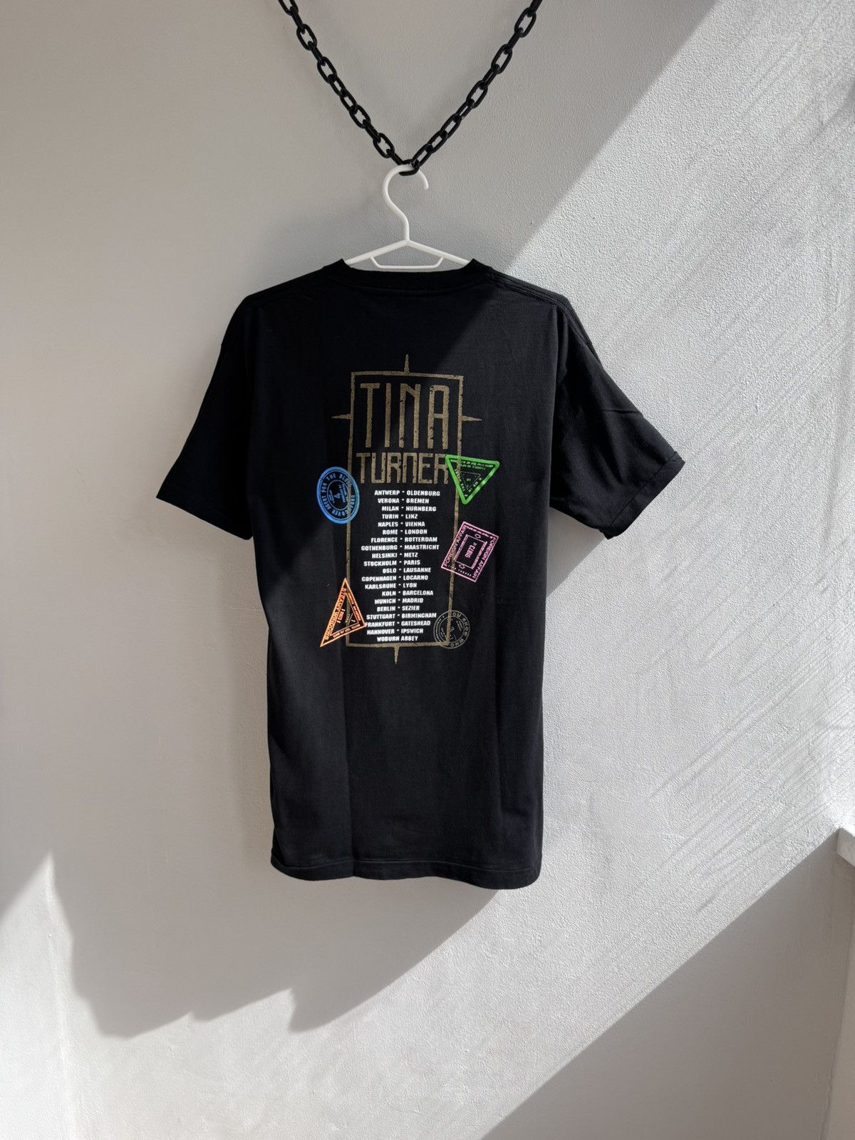 Band Tees Vintage 90s Tina Turner Foreign Affair Black T-shirt Tee Size US L / EU 52-54 / 3 - 11 Thumbnail