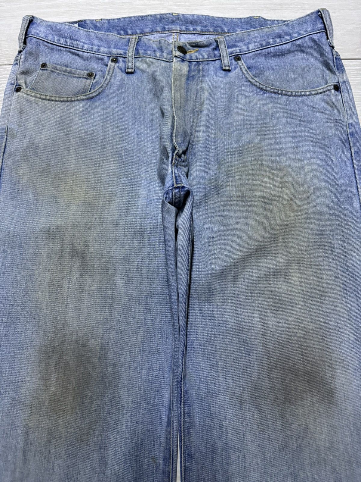 Edwin Vintage Japanese Edwin 403 Grunge Distressed Baggy Jeans Size US 38 / EU 54 - 3 Thumbnail