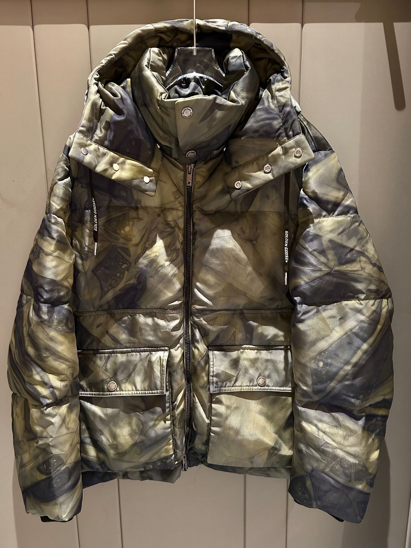 Golden Goose Golden Goose Camo Down Jacket Size US M / EU 48-50 / 2 - 1 Thumbnail