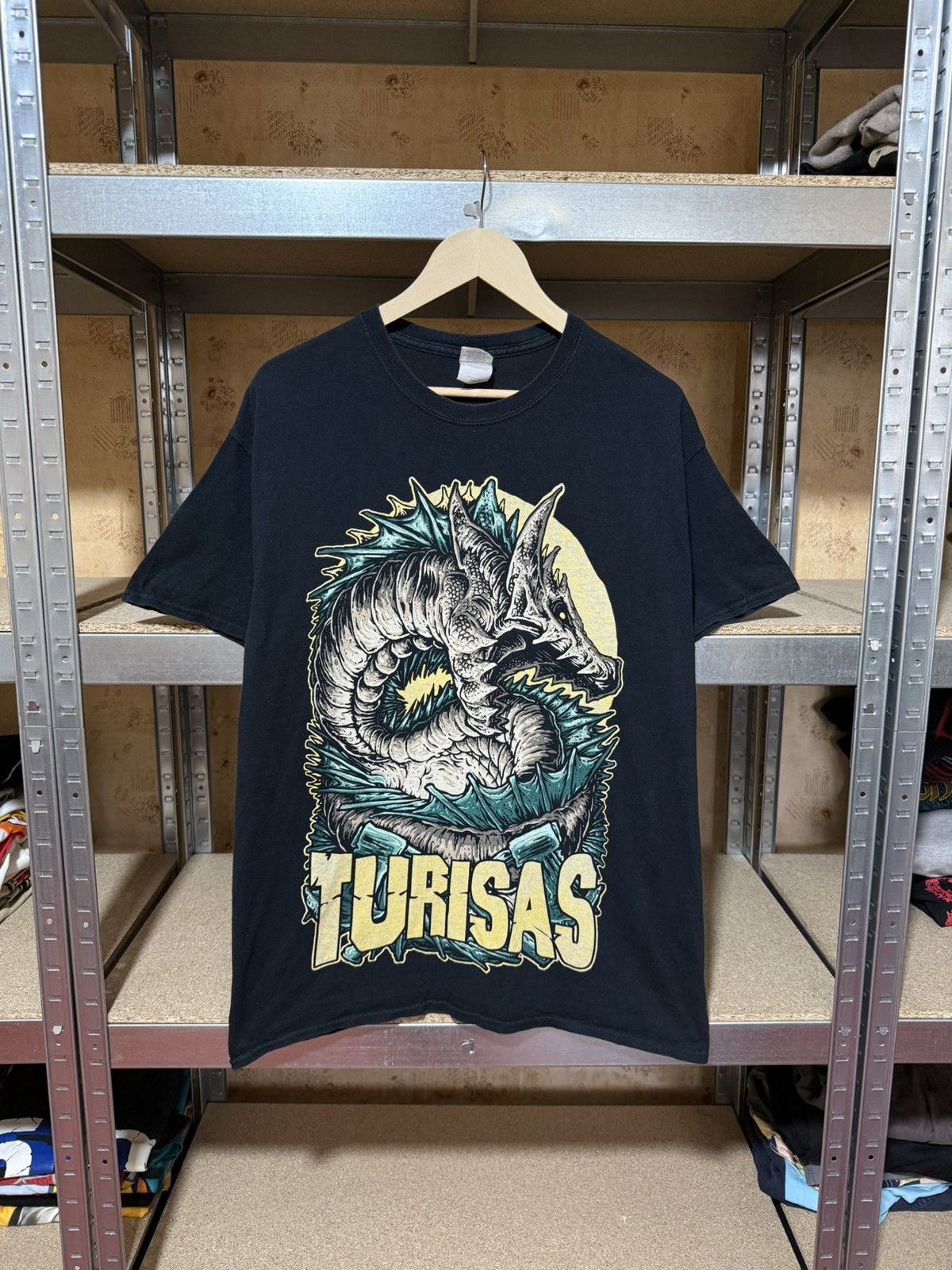 Band Tees × Vintage Vintage 2000’s Turisas Rock Band T-Shirt Y2K Hype Size US L / EU 52-54 / 3 - 1 Thumbnail