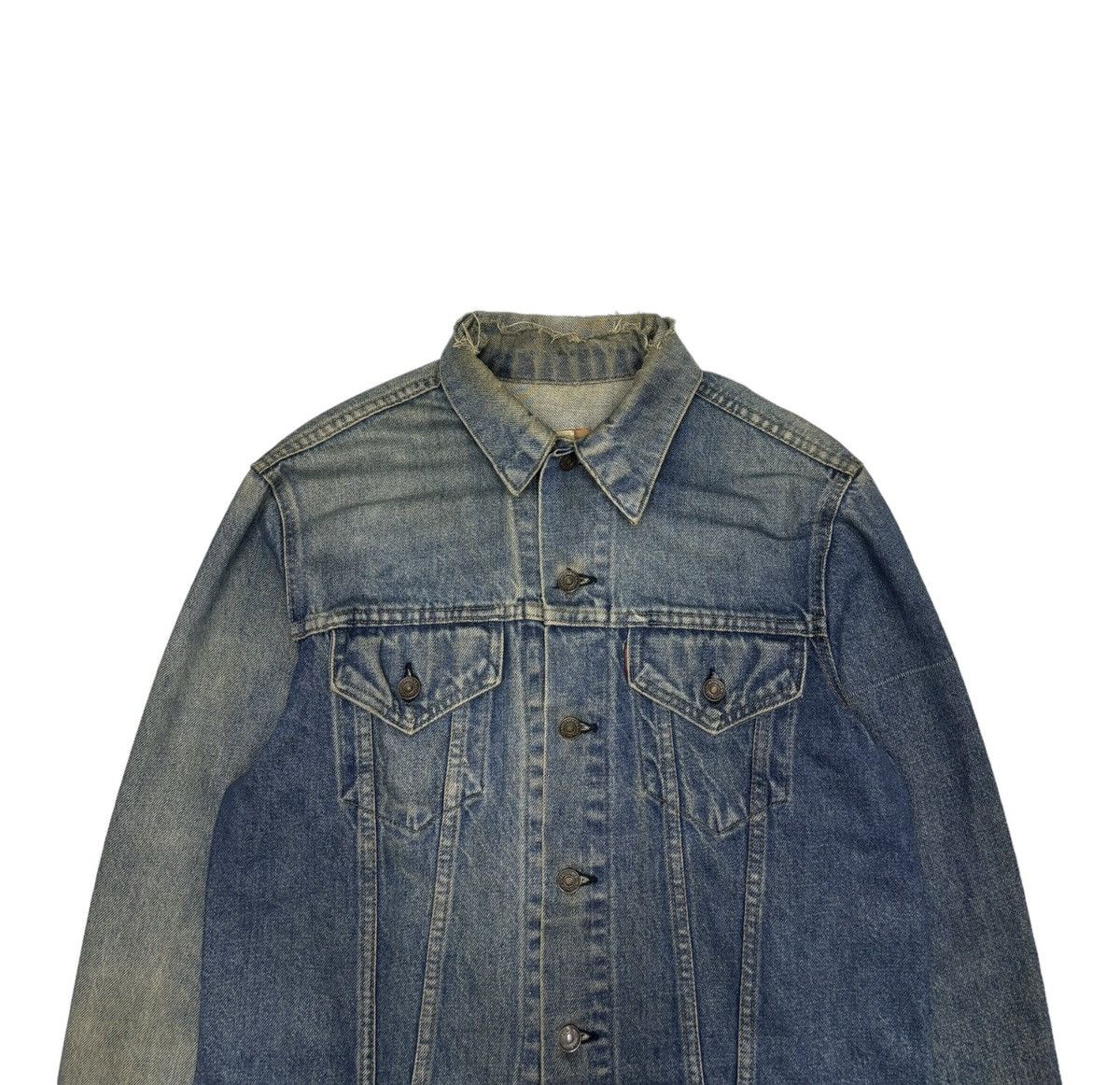 Levi's 🔥VINTAGE LEVIS 70505 BUTTON 52 DENIM TRUCKER JACKET Size US M / EU 48-50 / 2 - 8 Thumbnail