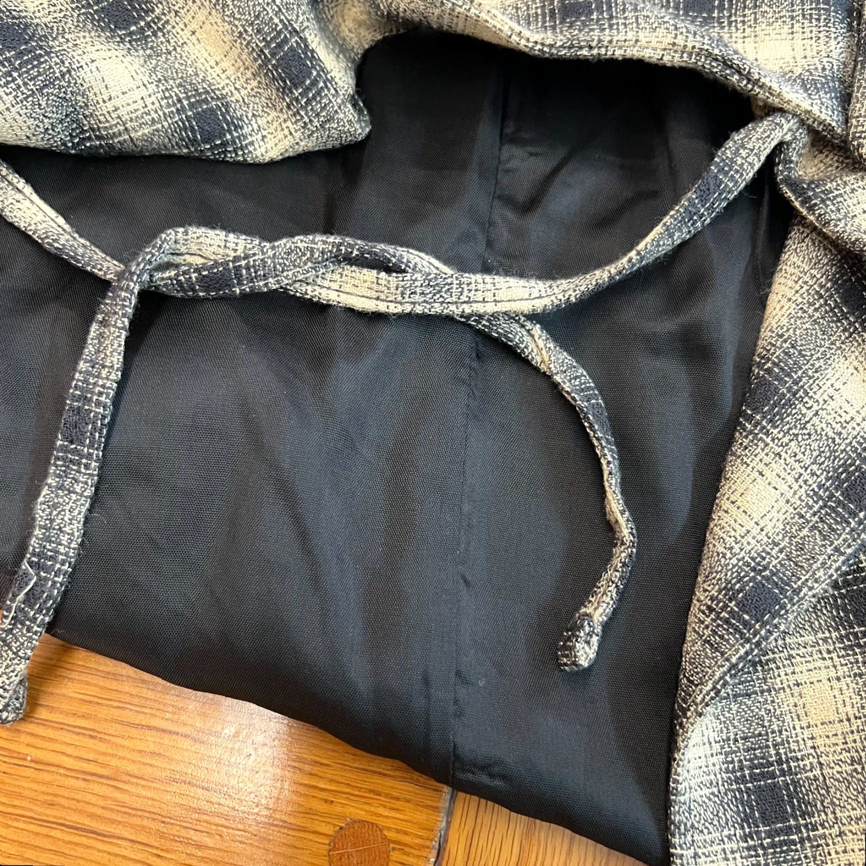 Vintage VINTAGE Gantos Beige Plaid Belted Blazer Jacket Womens Size 12 Long Sleeves Size XL / US 12-14 / IT 48-50 - 7 Thumbnail