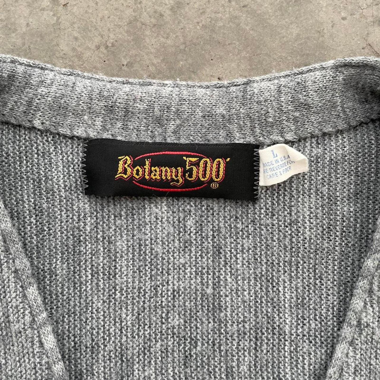Vintage Vintage 80s Heather Grey Cardigan Sweater Size US L / EU 52-54 / 3 - 4 Thumbnail