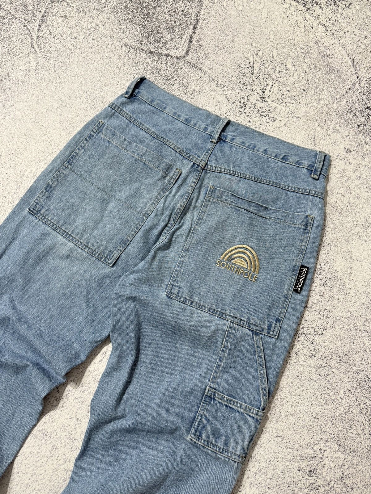 JNCO × Southpole Crazy Vintage Y2K Southpole Baggy Jeans Skater RAP JNCO Size US 34 / EU 50 - 4 Thumbnail