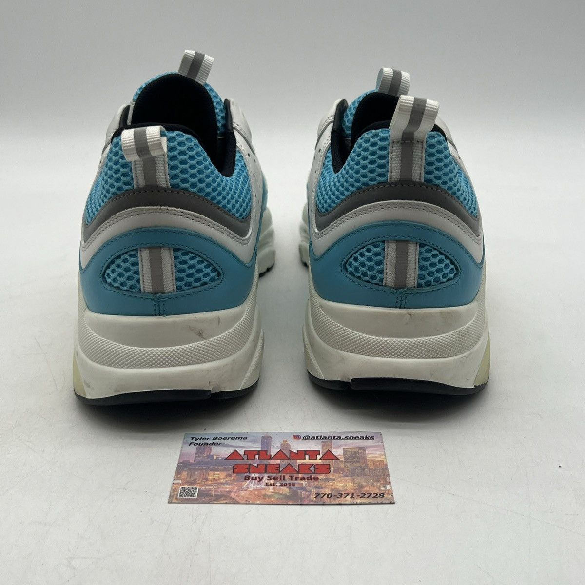 Dior Dior b22 white light blue Size US 10 / EU 43 - 3 Thumbnail