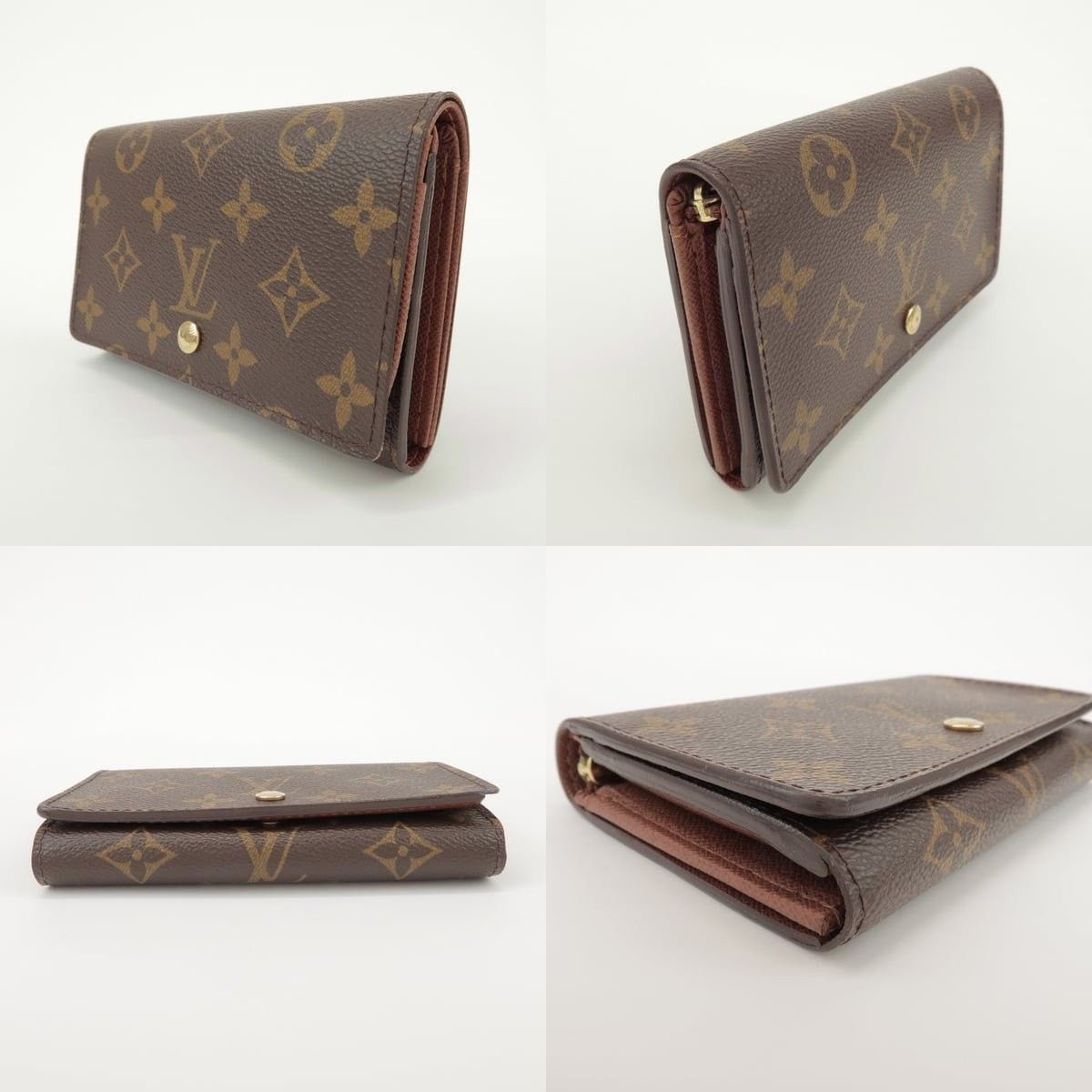 Louis Vuitton Louis Vuitton Monogram Porte Monnaie Billet Tresor Wallet Size ONE SIZE - 3 Thumbnail