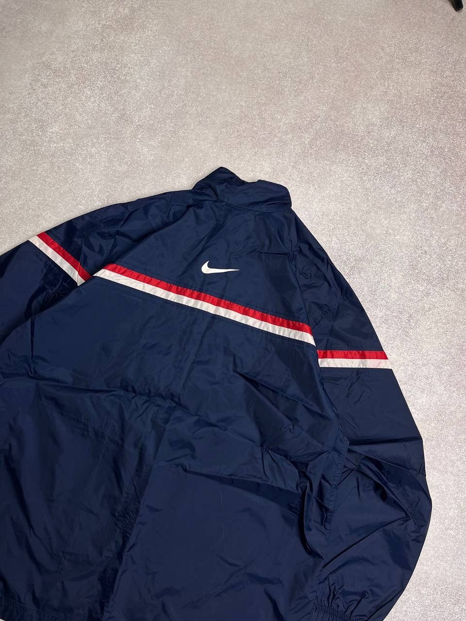 Nike × Vintage VINTAGE 90s NIKE OLYMPIC BOXY NYLON JACKET Y2K XL Size US XL / EU 56 / 4 - 4 Thumbnail