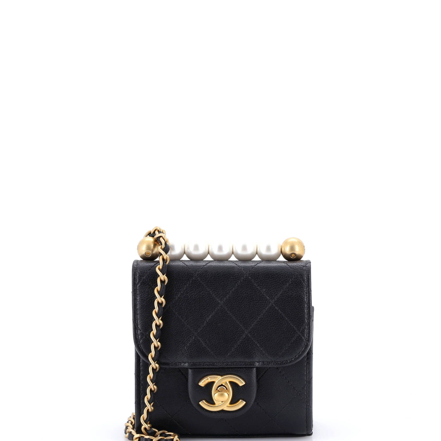 Chanel Chic Pearls Flap Clutch with Chain Size ONE SIZE - 1 Thumbnail