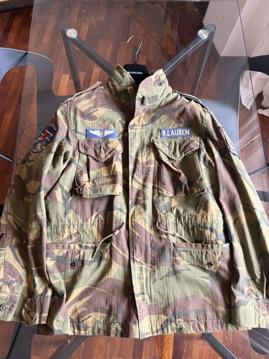Ralph Lauren RARE Camouflage Field Jacket RL Size US M / EU 48-50 / 2 - 1 Thumbnail