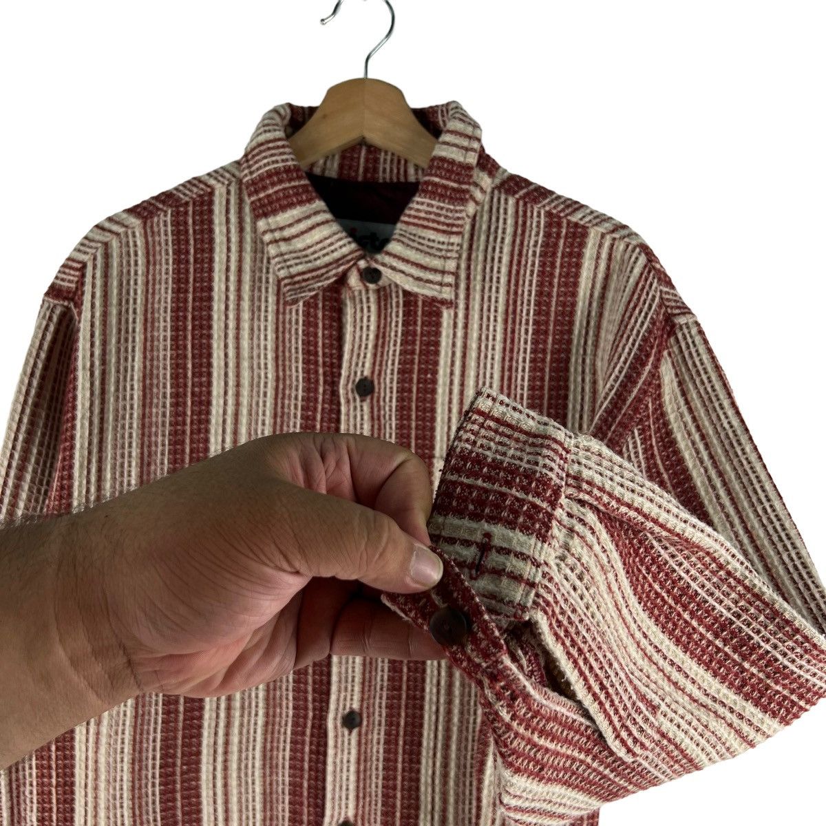 Japanese Brand 🔥Striped Chore Flannel Jacket Mistril IS Japan Size US S / EU 44-46 / 1 - 5 Thumbnail