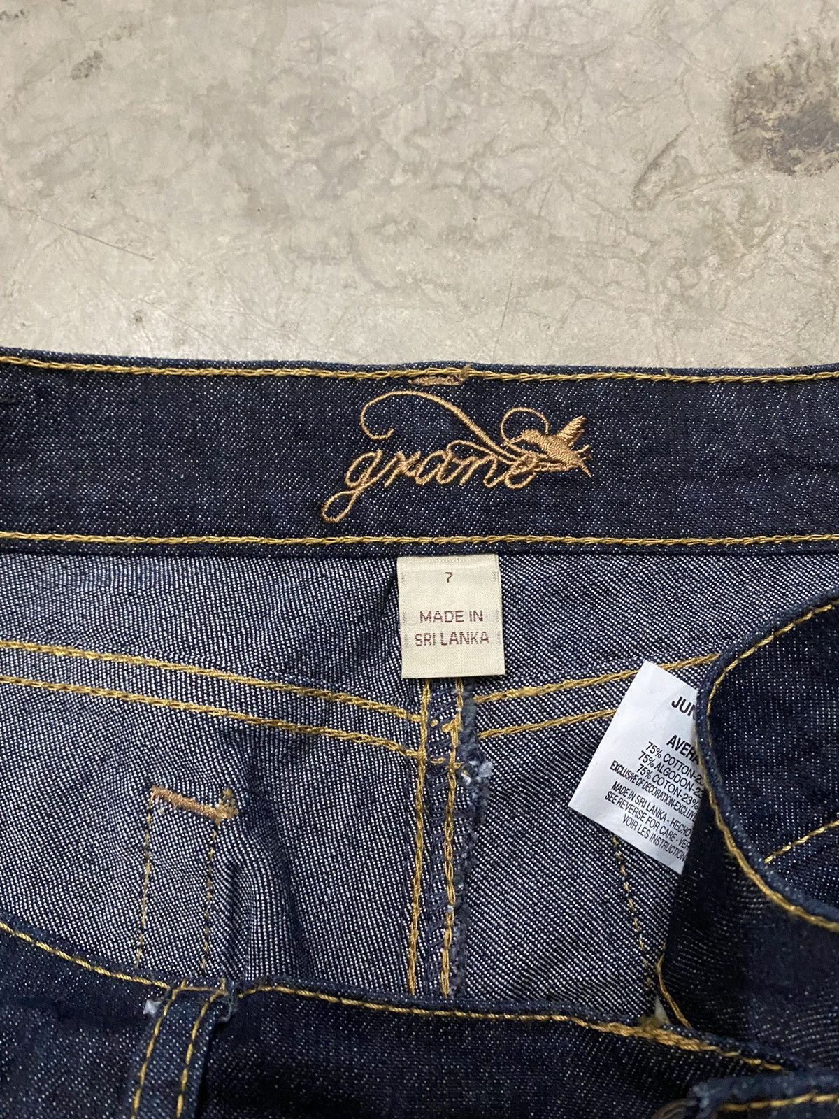 Designer × Indigo × Japanese Brand Flare Jeans Japanese Grane Flare Stretchable Indigo Size US 30 / EU 46 - 8 Thumbnail
